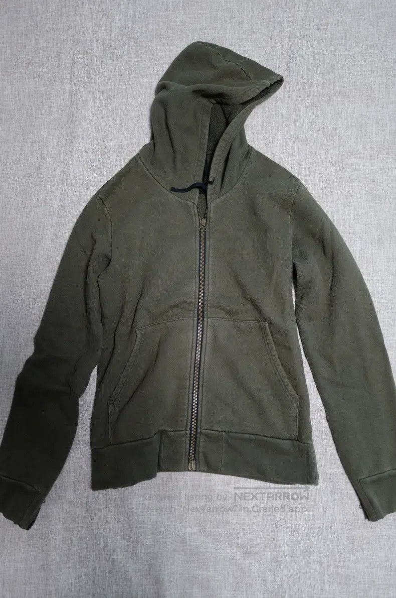 Balmain BALMAIN Distressed zipper hooded sweatshirt Size US S / EU 44-46 / 1 - 1 Thumbnail
