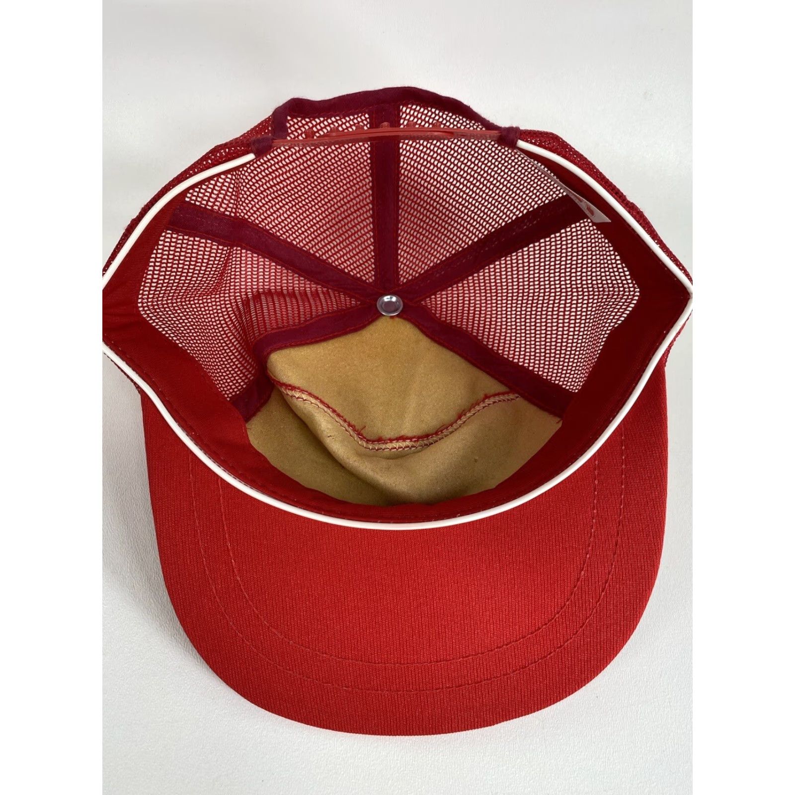 Vintage VINTAGE Kaltenberg Seeds Patch Trucker Hat Kap King USA Made Adjustable Red 1980s Cap Mens Size ONE SIZE - 6 Thumbnail