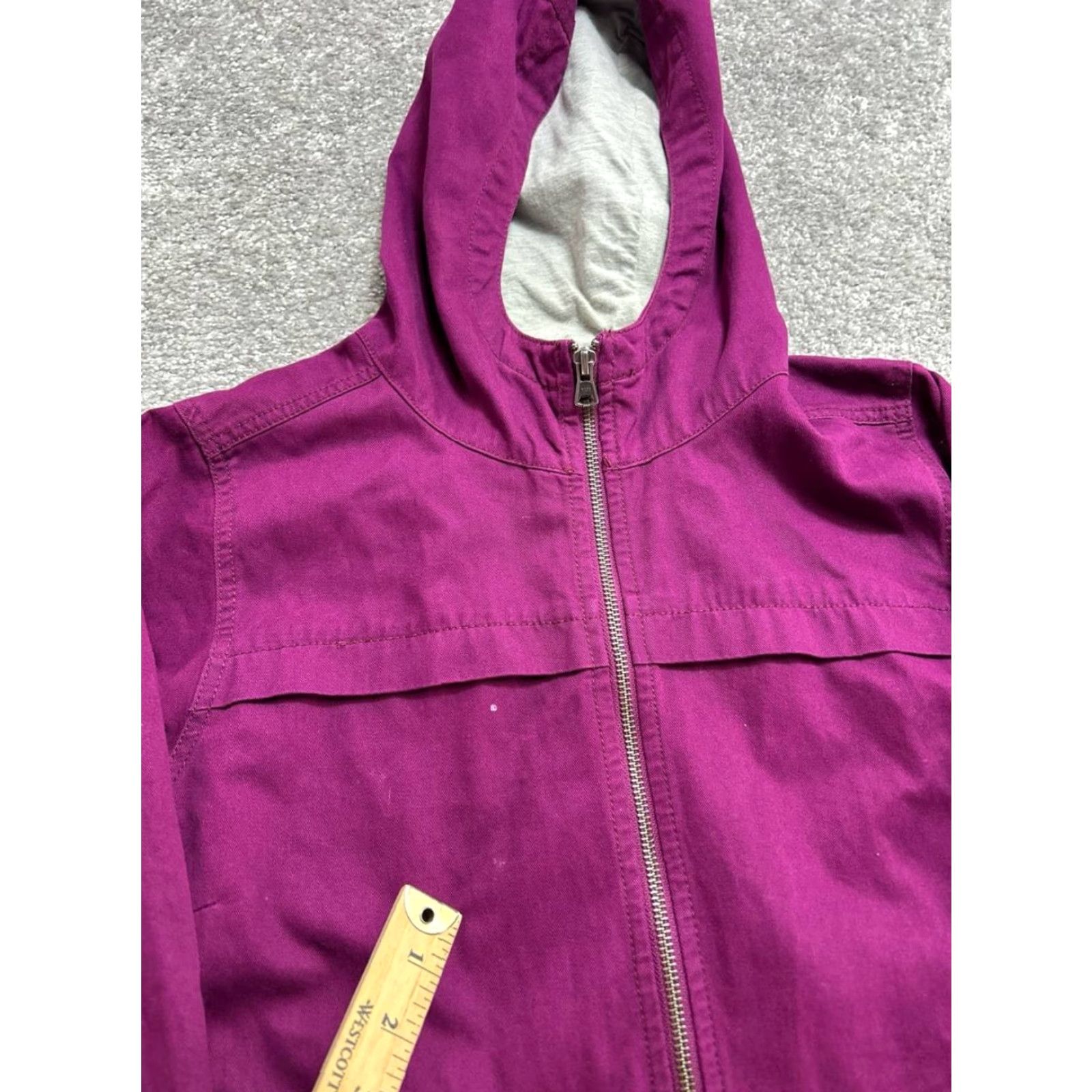 Logo 7 Columbia Womens Jacket Short Regular Zip Hooded Full Zip Purple Cotton Logo City Outdoor Fall Spring Winter Jacket Womens XS Size XS / US 0-2 / IT 36-38 - 4 Thumbnail