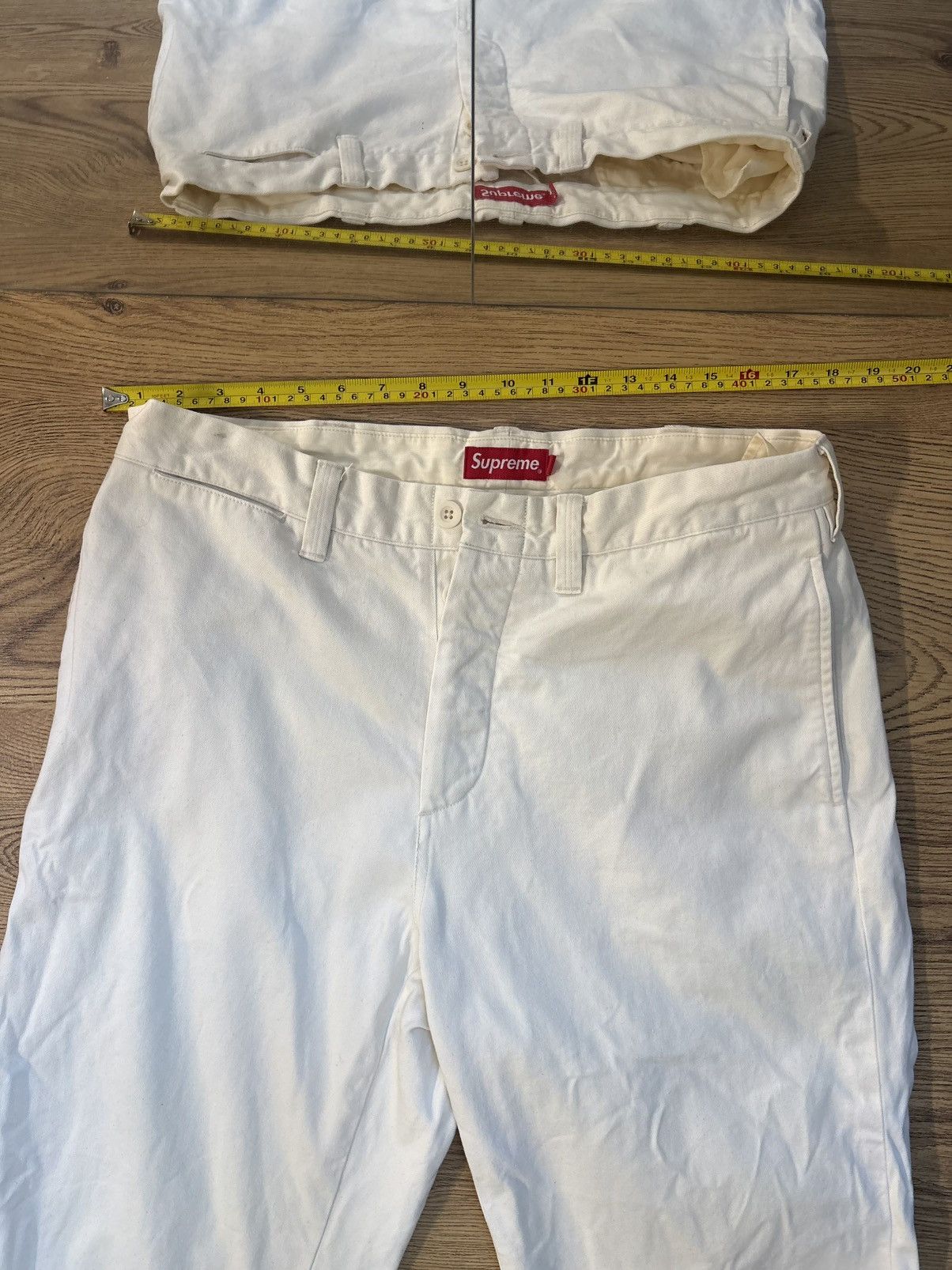 Supreme Rare Supreme Cream Sexy Woman Riding Supreme Logo - W32 Size US 32 / EU 48 - 6 Thumbnail