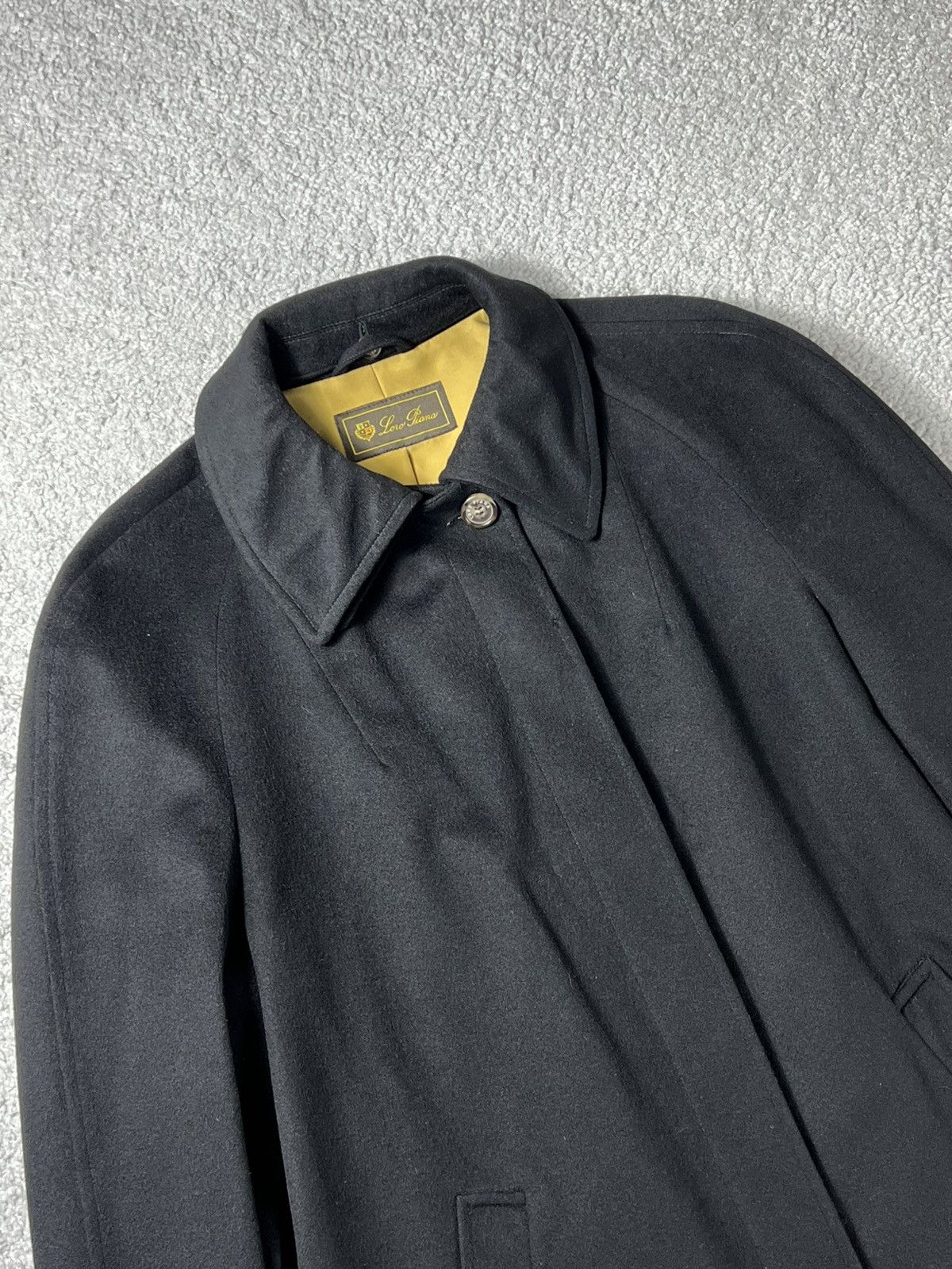 Loro Piana Loro Piana Black Cashmere Coat Size S Size US S / EU 44-46 / 1 - 4 Thumbnail