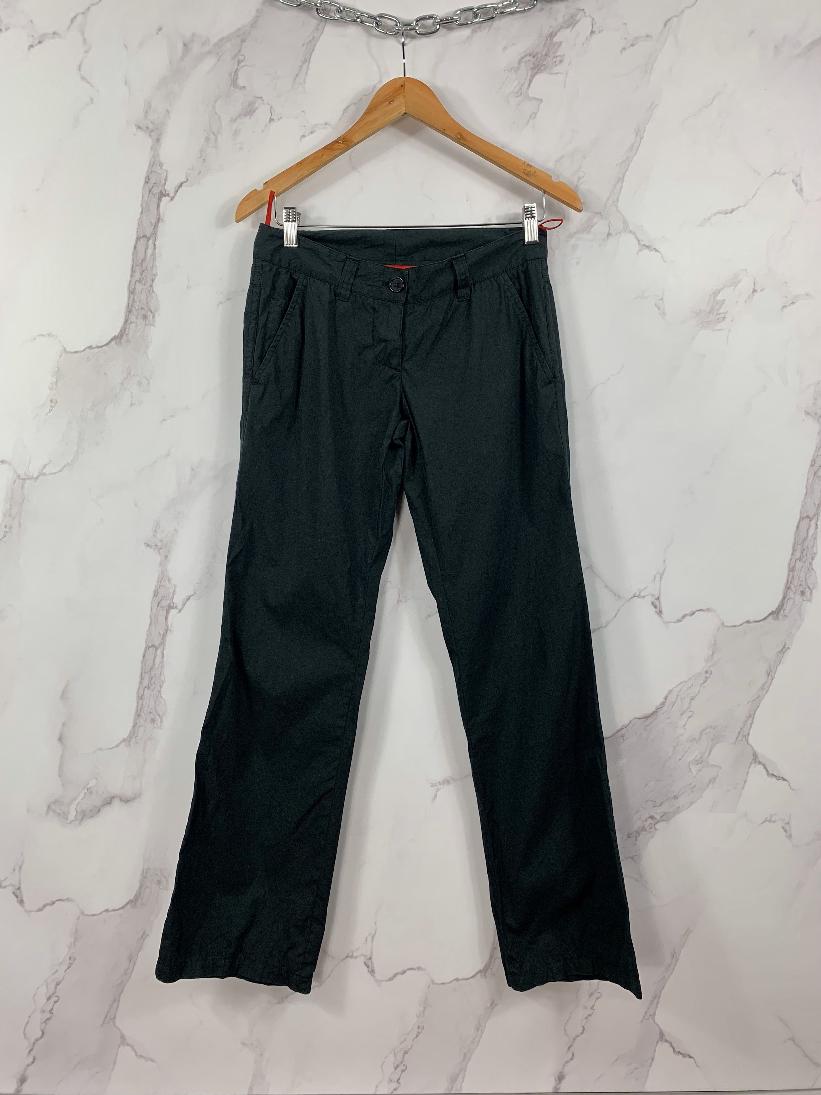 image of Prada Nylon Women`s Pants Size 38 in Black, Women's