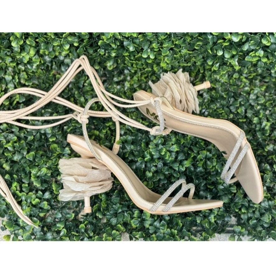 Other MC / Mel-48 / Beige / Nude / Strappy / Heeled Sandals With Size US 6.5 / IT 36.5 - 5 Thumbnail