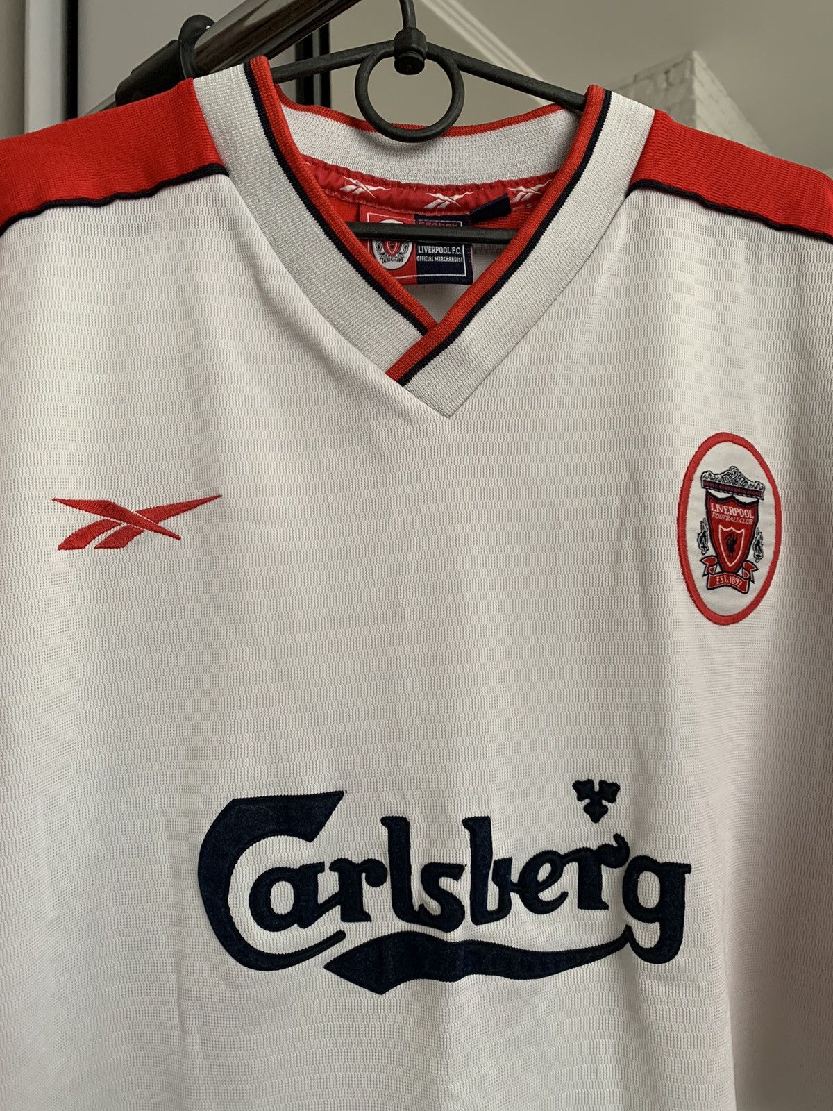 Reebok 1998/1999 FC Liverpool Reebok Vintage Soccer Jersey T-Shirt Size US XXL / EU 58 / 5 - 4 Thumbnail