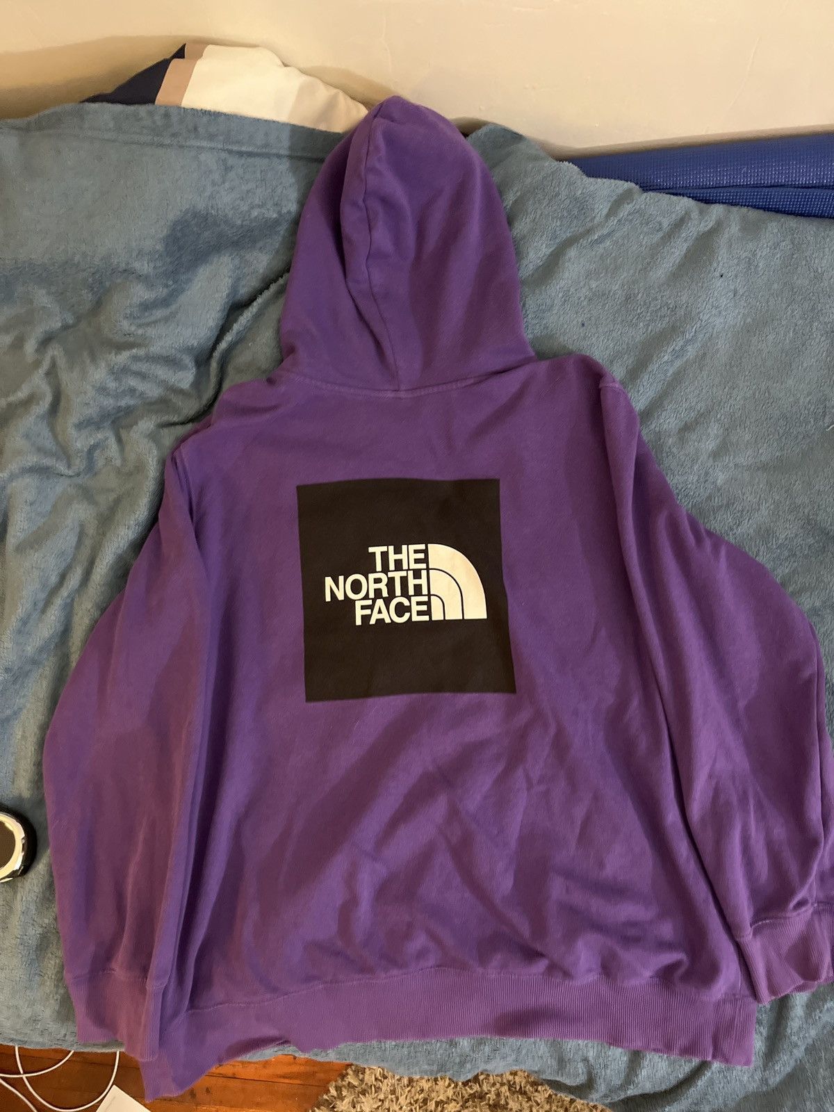 The North Face Purple TNF Square Logo Hoodie Size US XXL / EU 58 / 5 - 3 Thumbnail