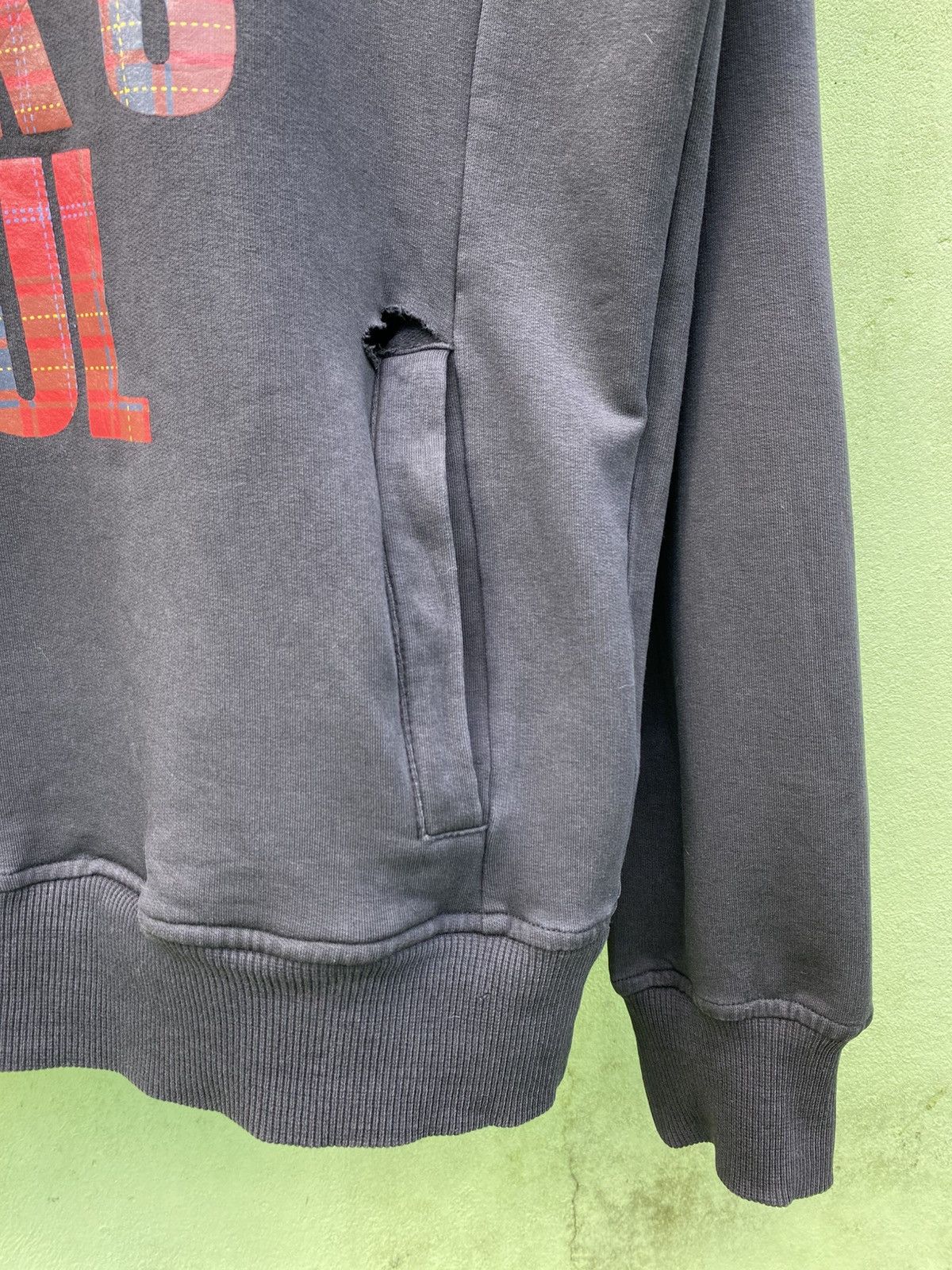 Japanese Brand Vintage Z-Plus Sport Active Rock Punk Plaid Studded Hoodie Size US L / EU 52-54 / 3 - 7 Thumbnail