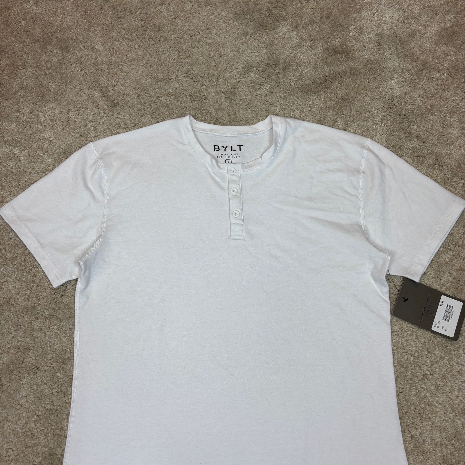Other NWT Bylt Henley Drop Cut Short Sleeve Shirt Men's Small Size US S / EU 44-46 / 1 - 2 Thumbnail