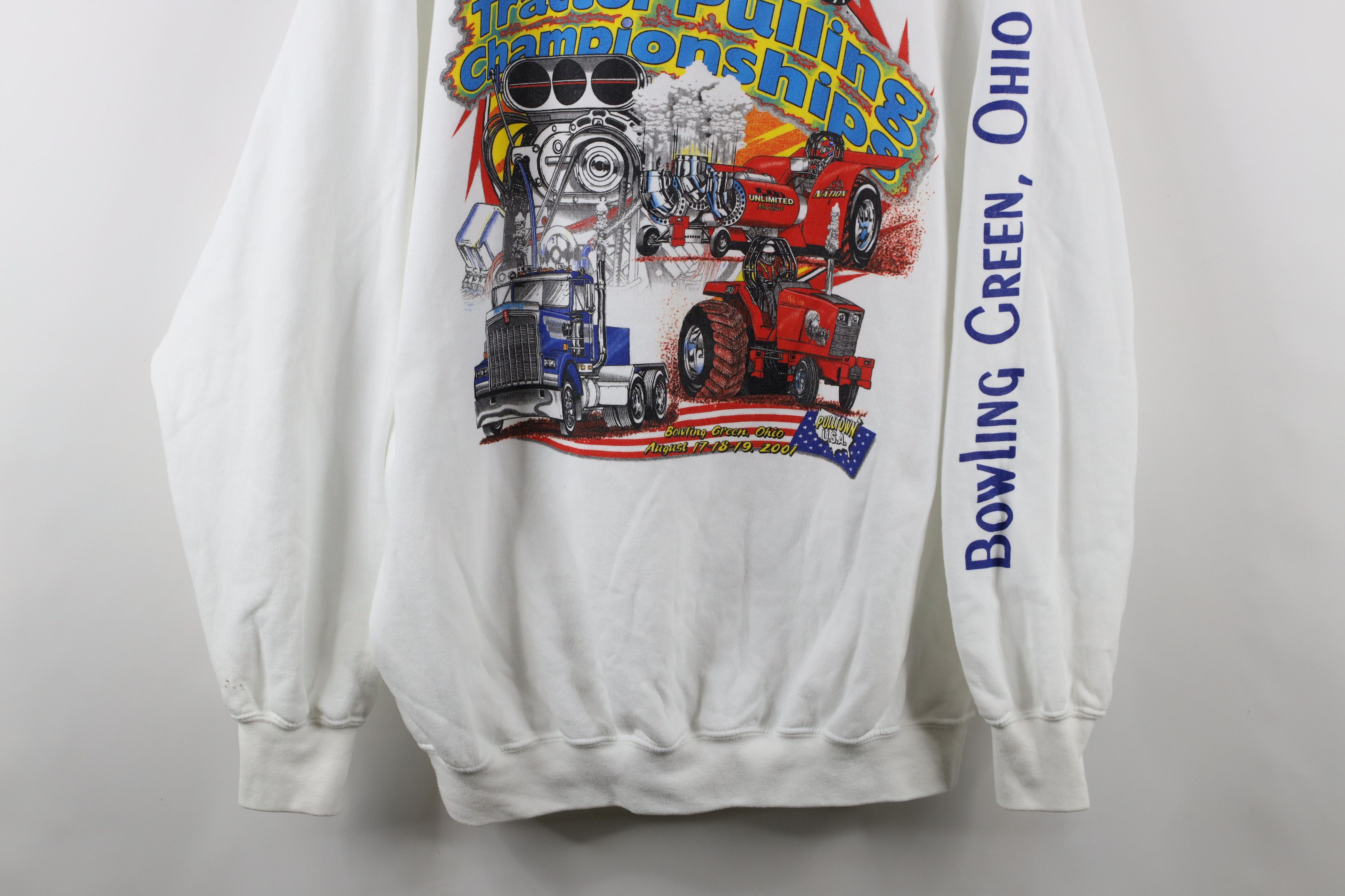 Vintage Vintage Y2K 2001 Pulling Championship Sweatshirt White Size US XXL / EU 58 / 5 - 3 Thumbnail
