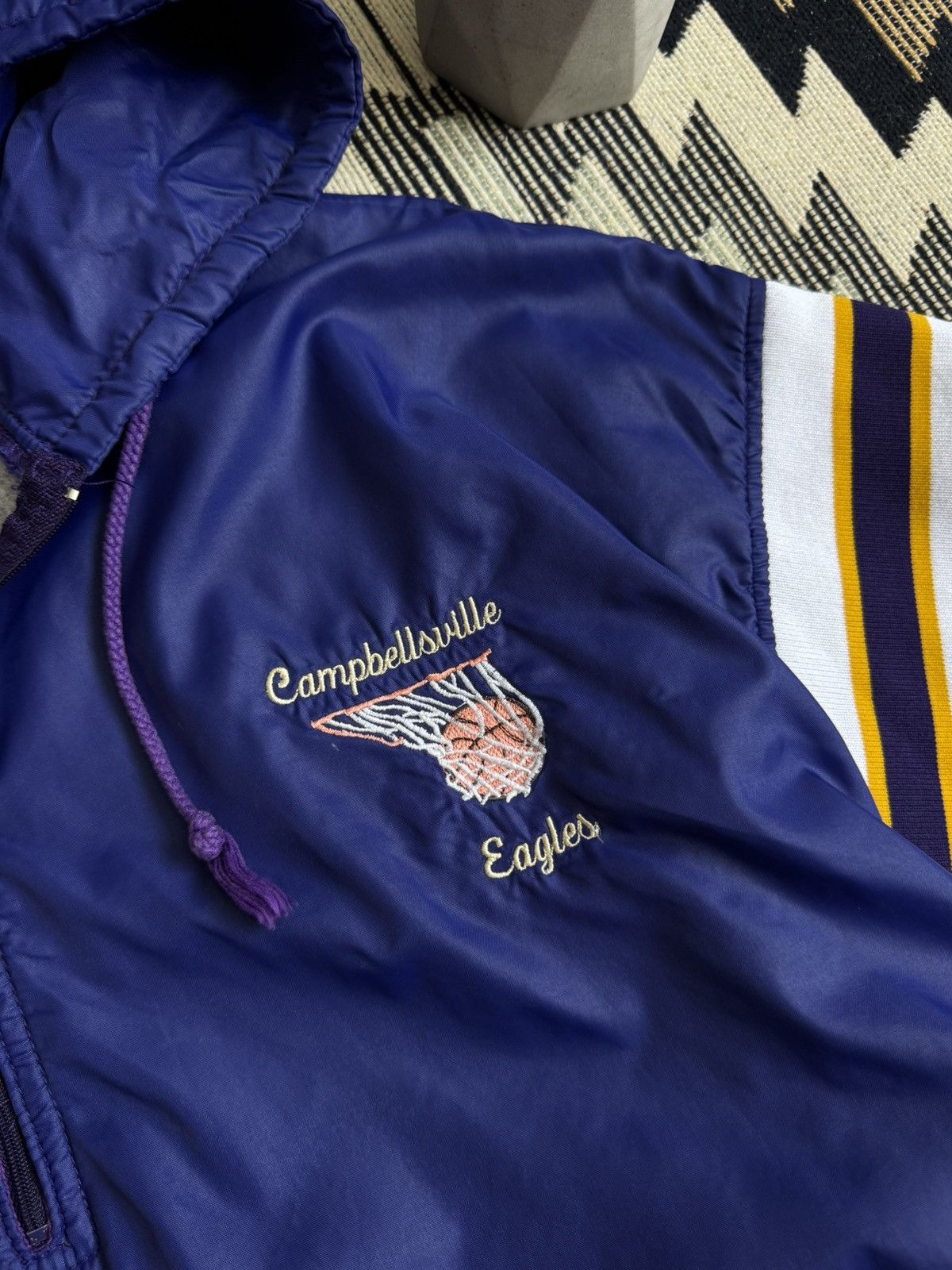 Russell Athletic RARE❗️Vintage 80’s Russell Athletic Campbesville Nylon Jacket Size US L / EU 52-54 / 3 - 7 Thumbnail