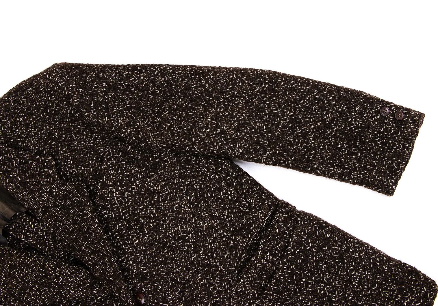 Jean Paul Gaultier Wool T 3-Button Jacket in Brown Off-Size Medium Size US M / EU 48-50 / 2 - 6 Thumbnail