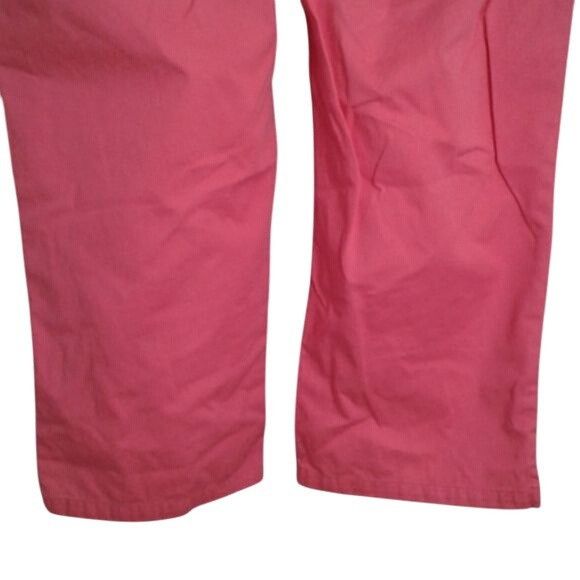 Chaps Chaps Size 10 Womens Pink denim Capri Pants Jeans Cotton Size 32" / US 10 / IT 46 - 6 Thumbnail