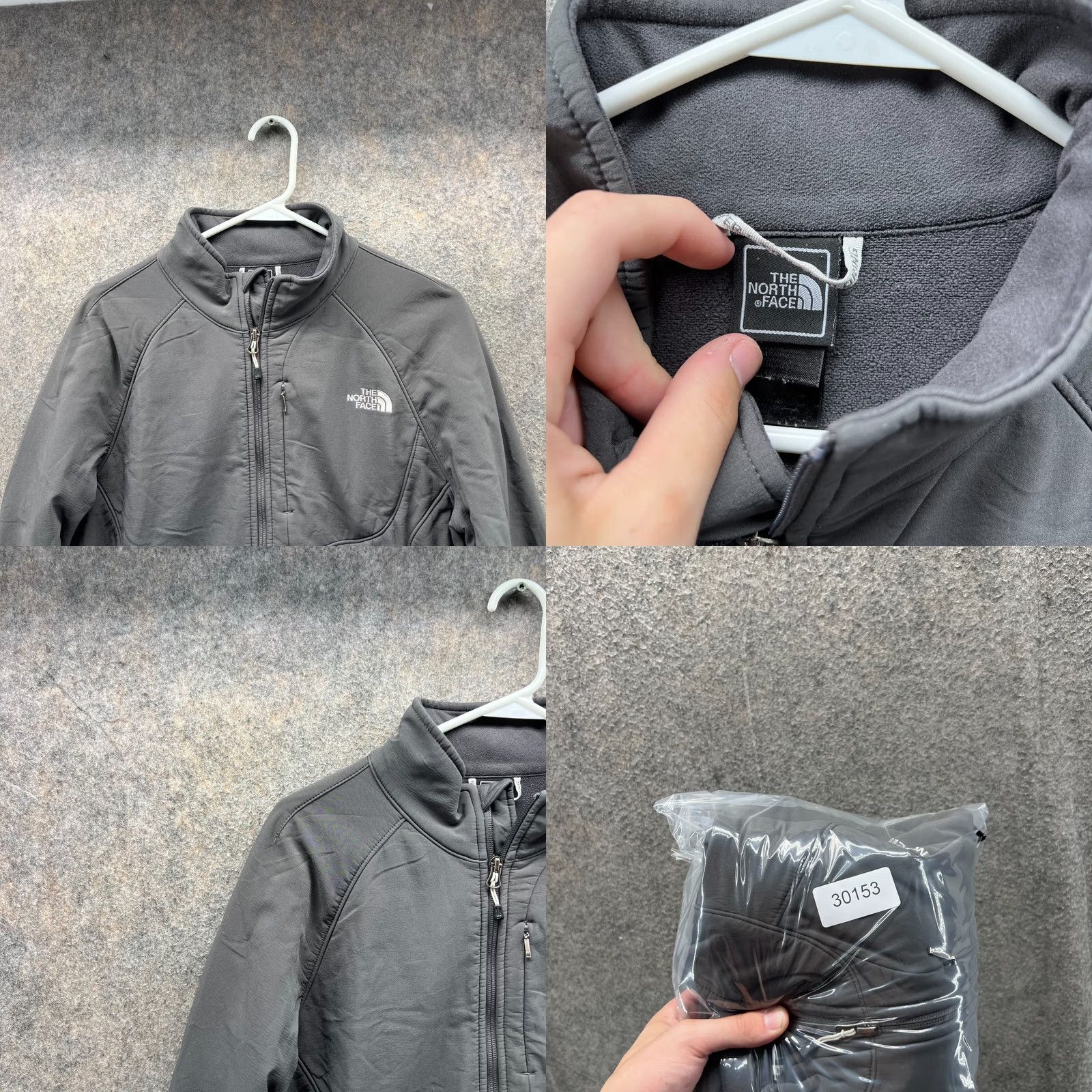 The North Face VINTAGE The North Face Sweater Womens L Gray Jacket Women Grey Full Zip Windbreaker Apex Denali Size L / US 10 / IT 46 - 8 Thumbnail