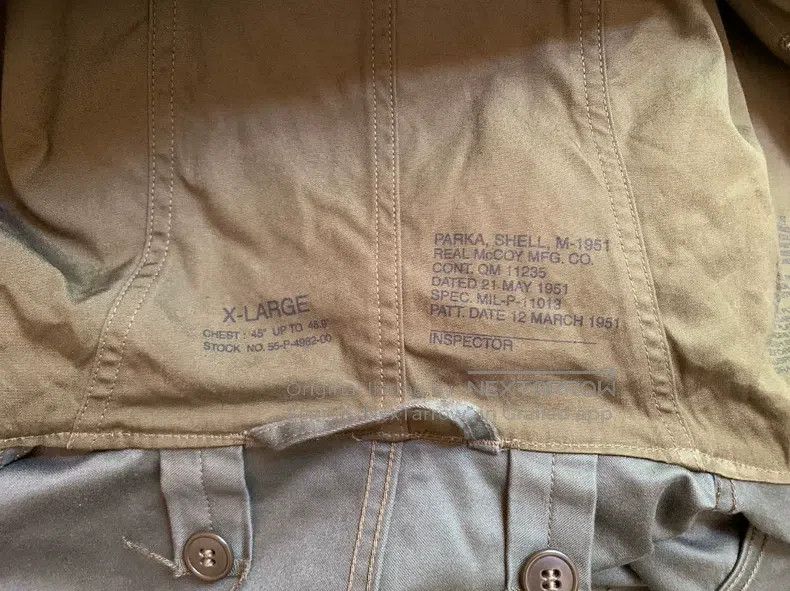 The Real McCoy's The Real McCoys M51parka fish tail Size US M / EU 48-50 / 2 - 4 Thumbnail