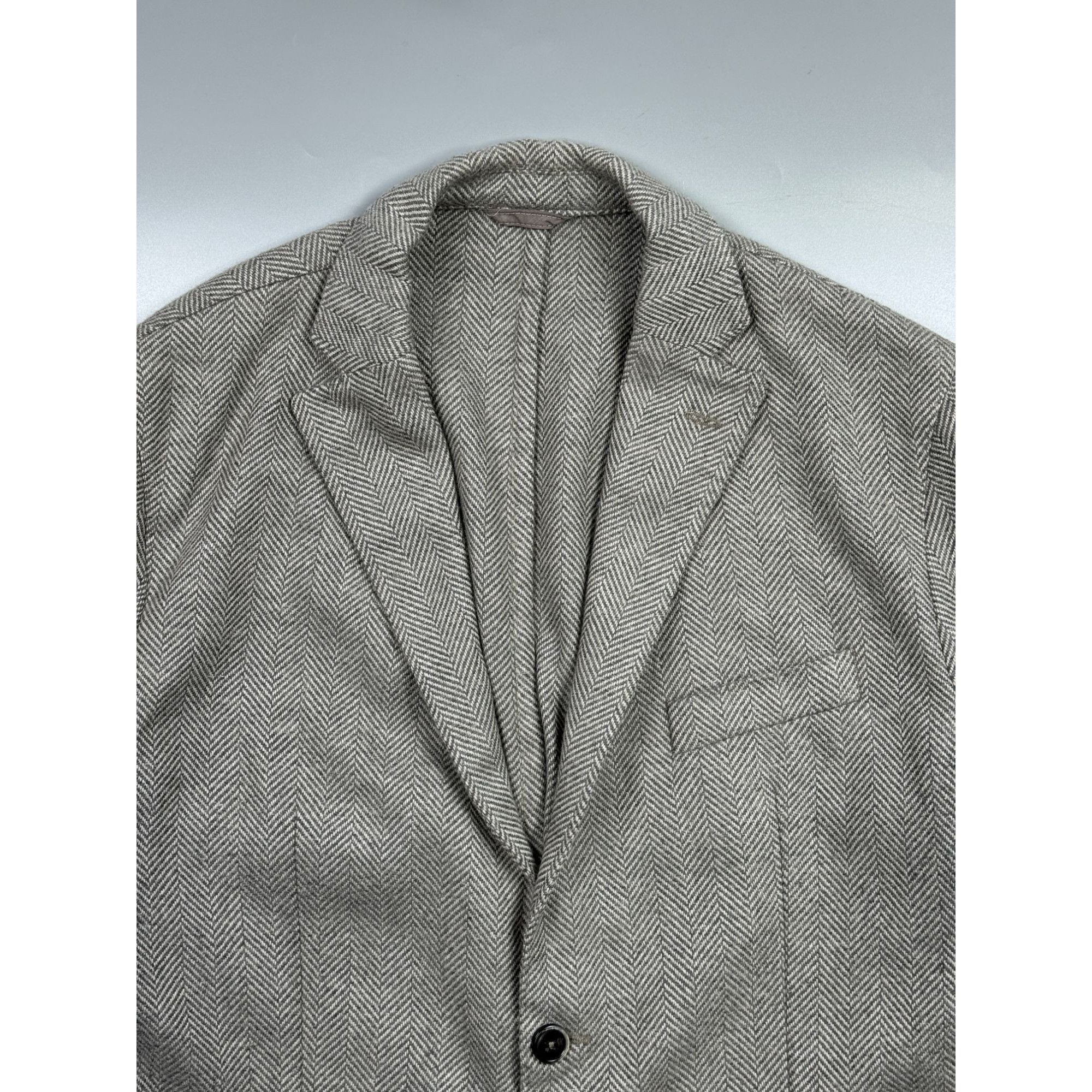 Boggi Boggi Milano Wool Blend Two Button Pattern (Y1237) Size 44R - 3 Thumbnail