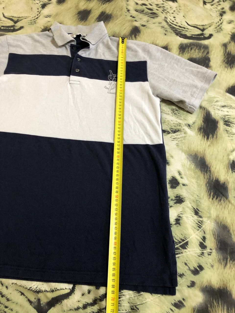Yves Saint Laurent Yves Saint Laurent Big Logo Polo Shirt Short Sleeve YSL Size US M / EU 48-50 / 2 - 9 Thumbnail