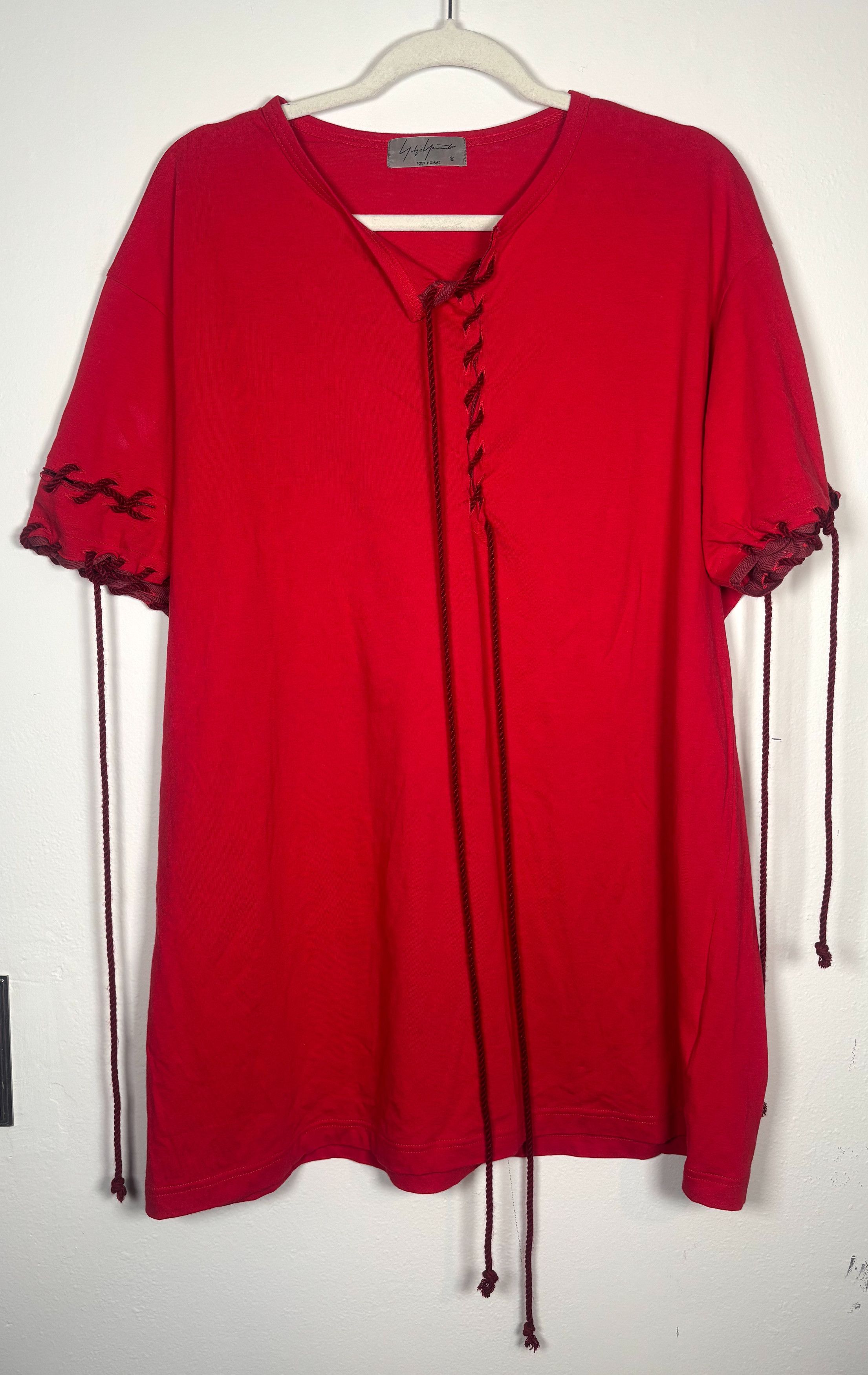 Yohji Yamamoto Pour Homme Braided Shirt 2019 Spring Summer 19SS HH-T29-083 Size US L / EU 52-54 / 3 - 1 Thumbnail