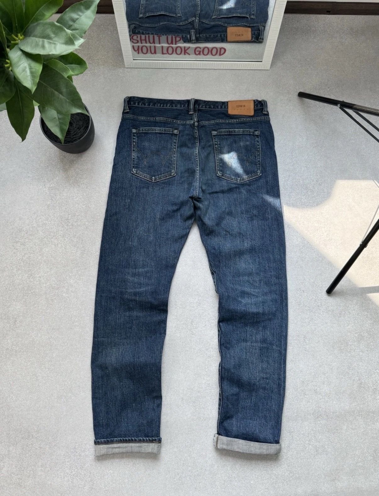 Edwin Vintage EDVIN Made In Japan Selvedge Denim Jeans Pants Men Size US 32 / EU 48 - 3 Thumbnail