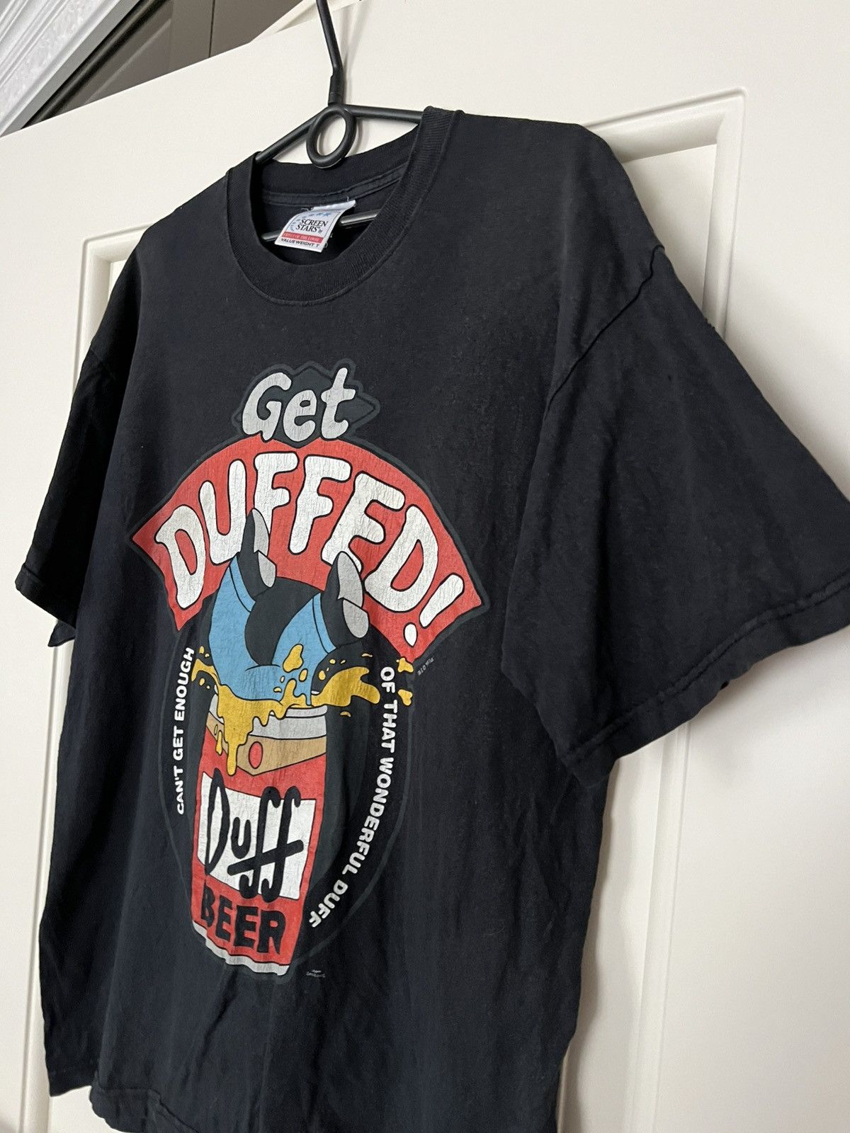 The Simpsons Vintage 1999 The Simpsons Get Duffed Homer Simpson T-Shirt Size US XL / EU 56 / 4 - 10 Thumbnail