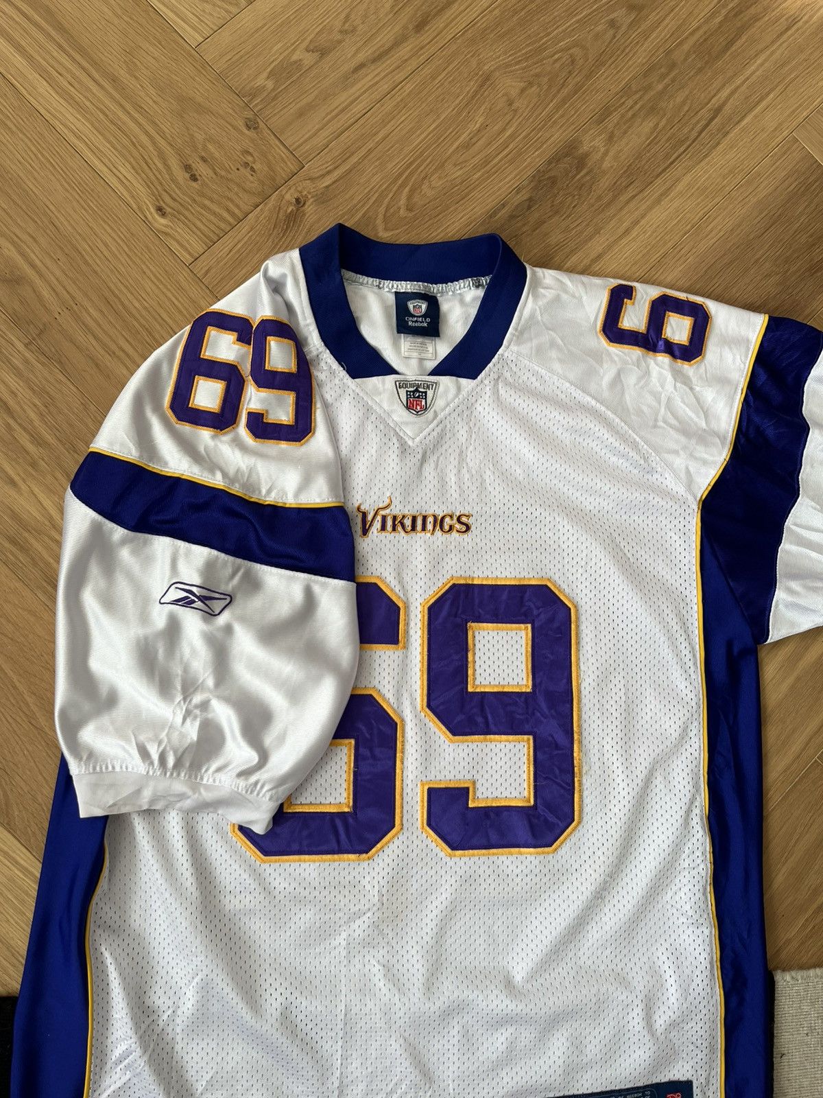 Reebok Vintage Minnesota Vikings #69 Jared Allen Reebok On-Field Size US XXL / EU 58 / 5 - 6 Thumbnail