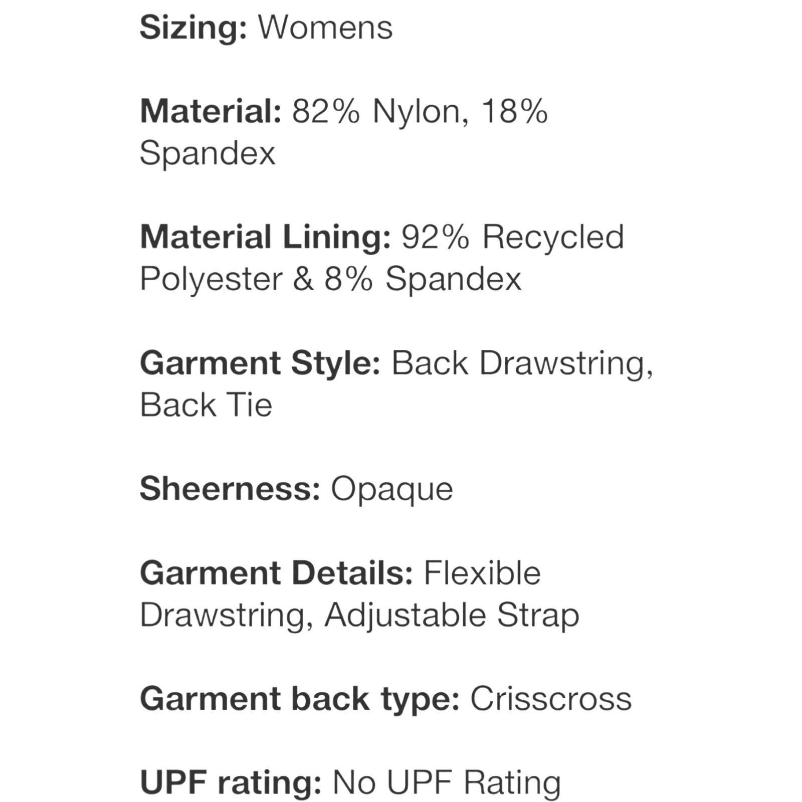 Other Shade & Shore - Women's Longline Cinch Front Keyhole Bikini Size ONE SIZE - 5 Thumbnail