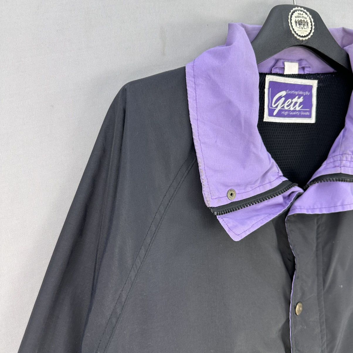 Japanese Brand Vintage 90's Exciting Fishing Gett Nylon Zipper Jacket Size US L / EU 52-54 / 3 - 2 Thumbnail
