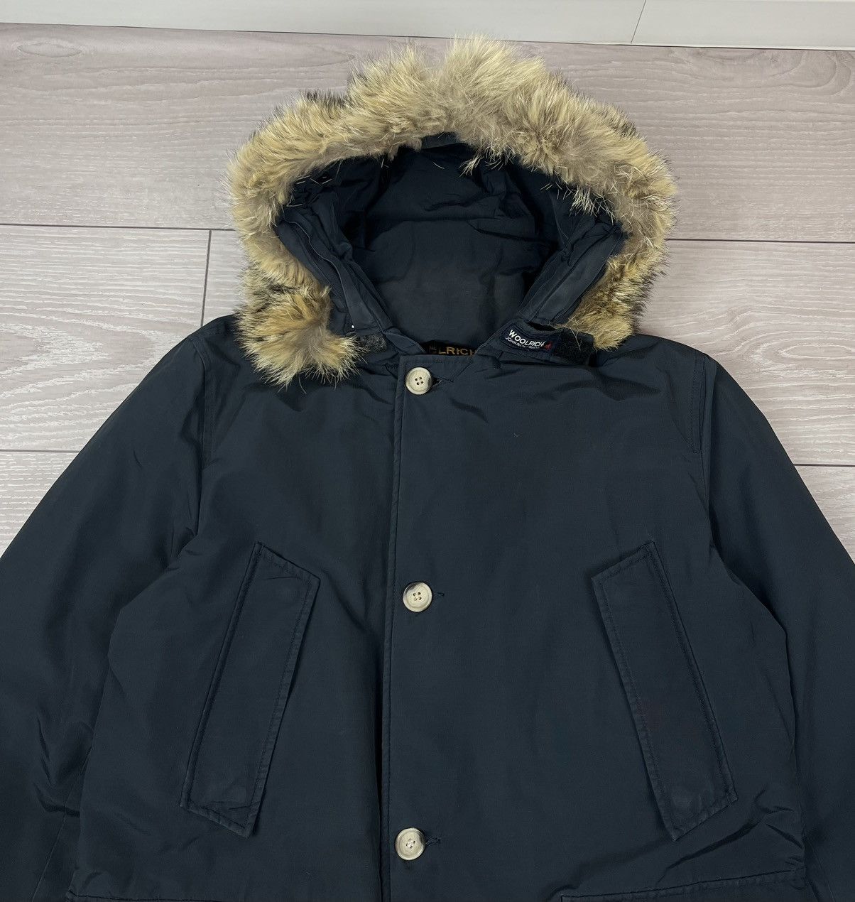 Woolrich Woolen Mills Woolrich Arctic Down Puffer Fur Fuzzy Parka Jacket Size US L / EU 52-54 / 3 - 6 Thumbnail