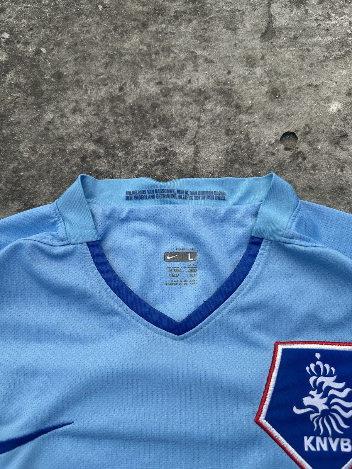 Nike Vintage Nike Netherlands Soccer Jersey Blokecore Streetwear Size US L / EU 52-54 / 3 - 3 Thumbnail