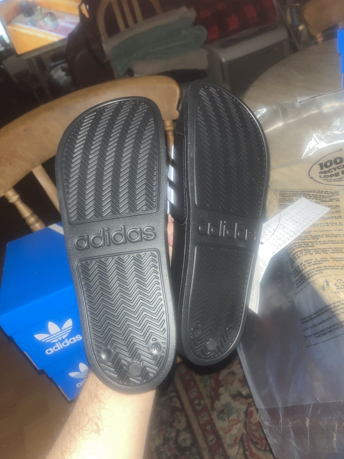 Adidas Adilette Shower Slides Size US 10 / EU 43 - 8 Thumbnail