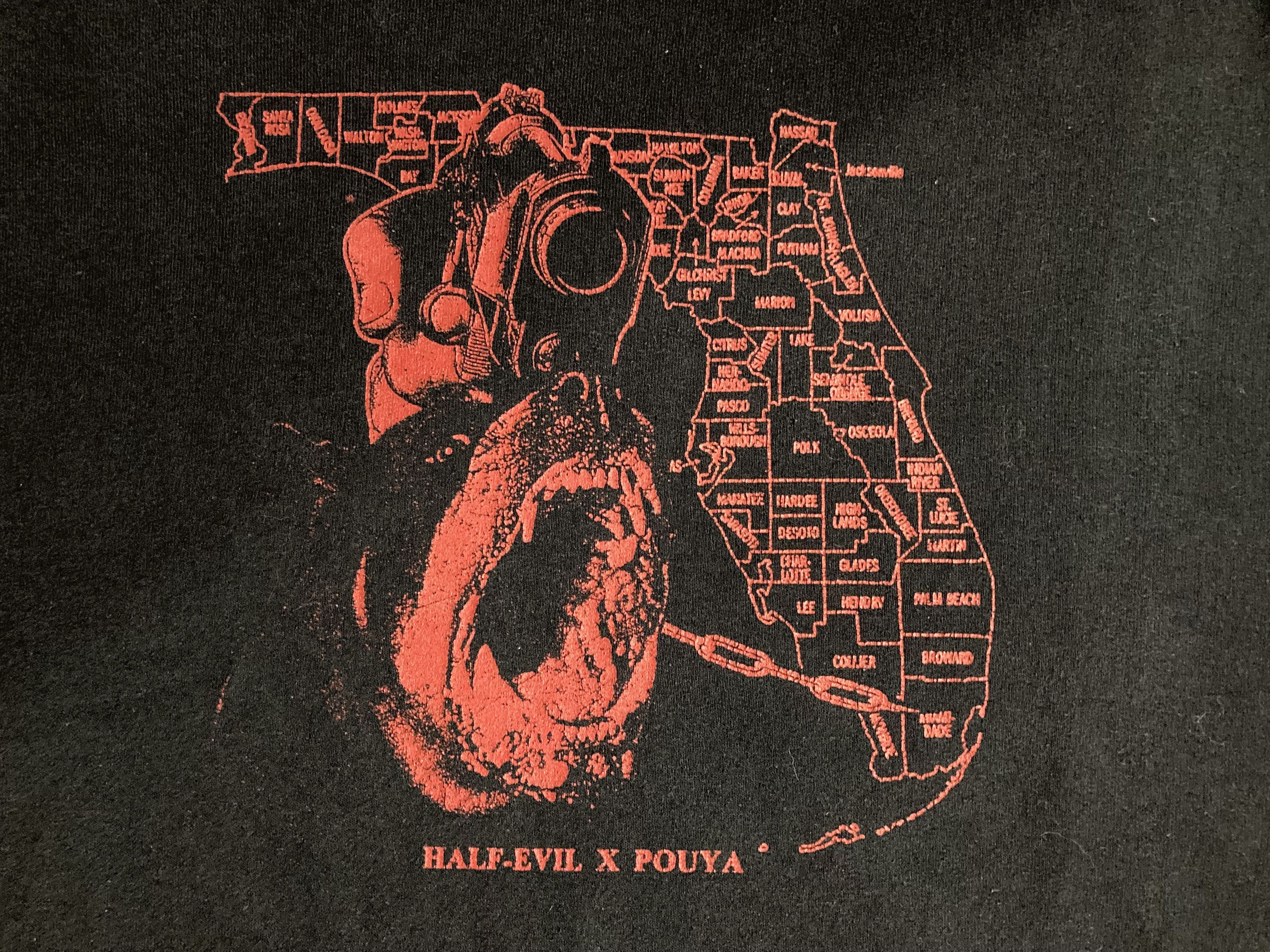 Half Evil Half Evil X Pouya Collab Florida Rap Hoodie Size US L / EU 52-54 / 3 - 4 Thumbnail