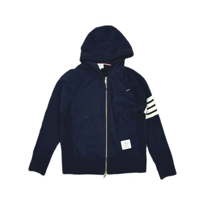 Thom Browne TB Classic Striped Sleeve Hoodie Jacket -2507 Size US M / EU 48-50 / 2 - 8 Thumbnail