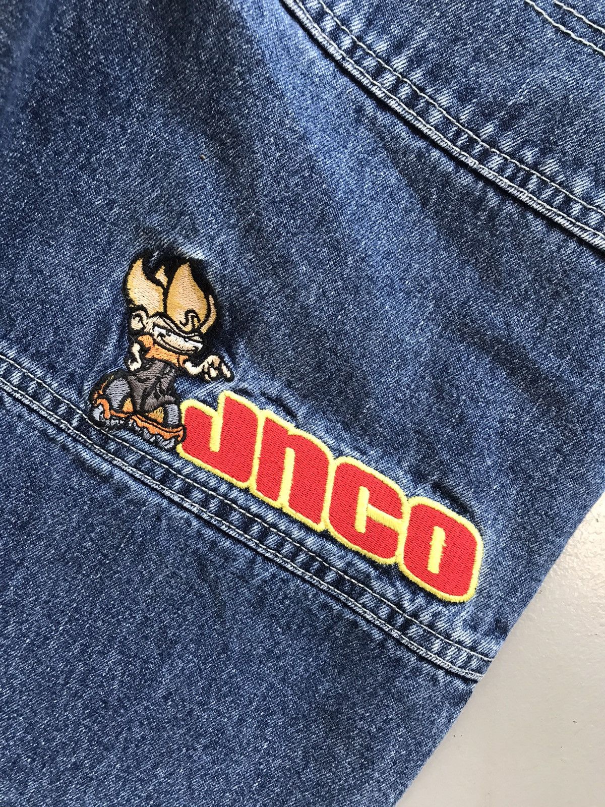 JNCO × Vintage Vintage Jnco crazy boy embroidered denim Size 24" / US 00 / IT 34 - 11 Thumbnail
