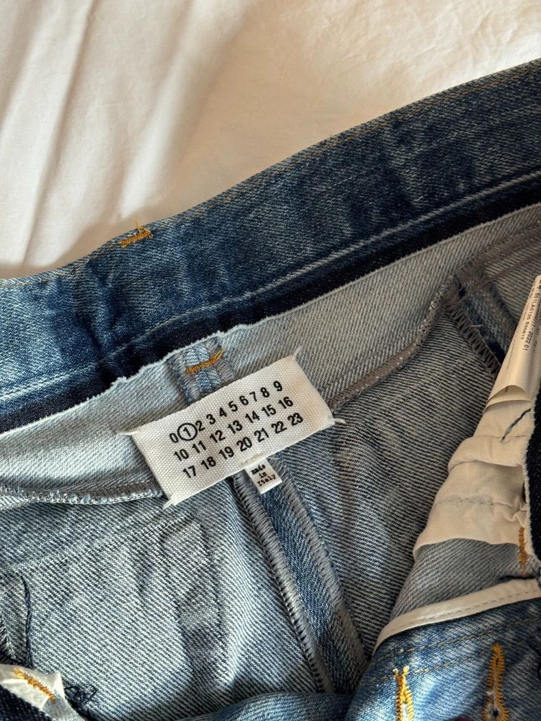 Maison Margiela Maison Margiela Two-color stitching wool jeans 2502-Nextarr Size 25" / US 0 / IT 36 - 7 Thumbnail