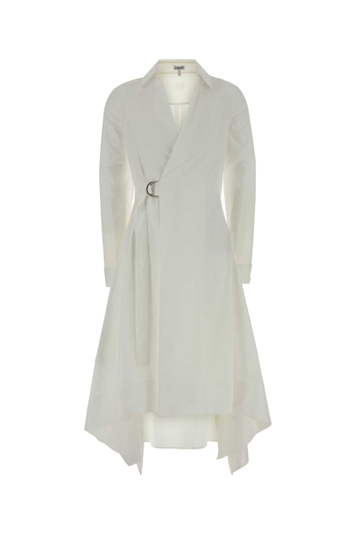 Loewe White Poplin Shirt Dress Size S / US 4 / IT 40 - 1 Thumbnail