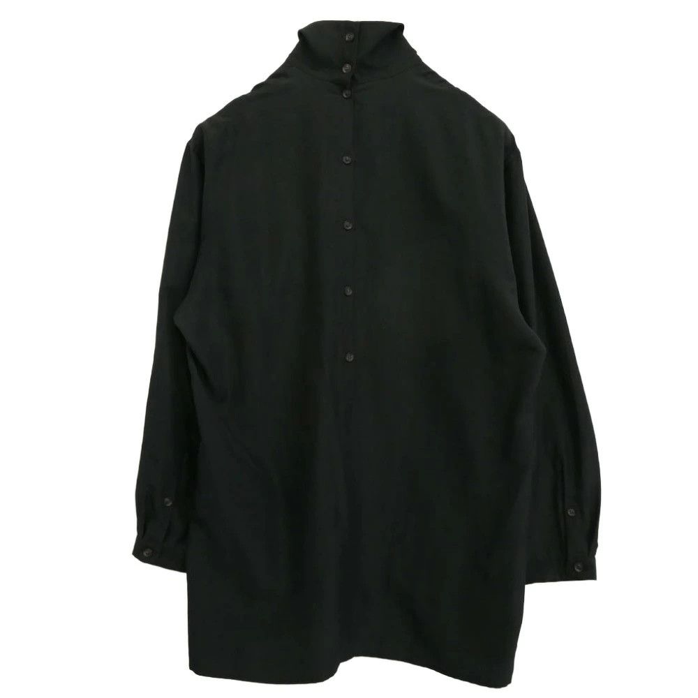 Yohji Yamamoto Yohji Yamamoto POUR HOMME 18SS HW-B31-419 Silk Blouse Size US M / EU 48-50 / 2 - 2 Thumbnail