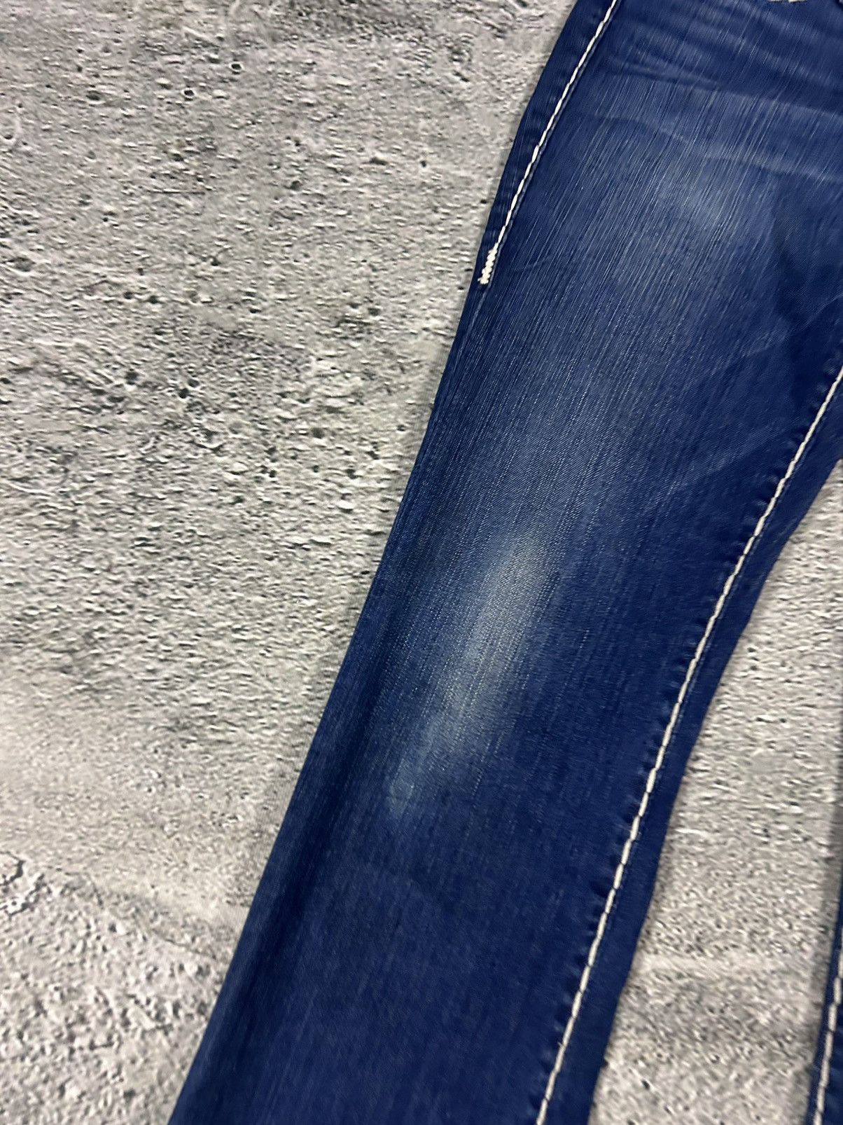 True Religion True Religion jeans flared vintage denim pants navy blue Size 28" / US 6 / IT 42 - 7 Thumbnail