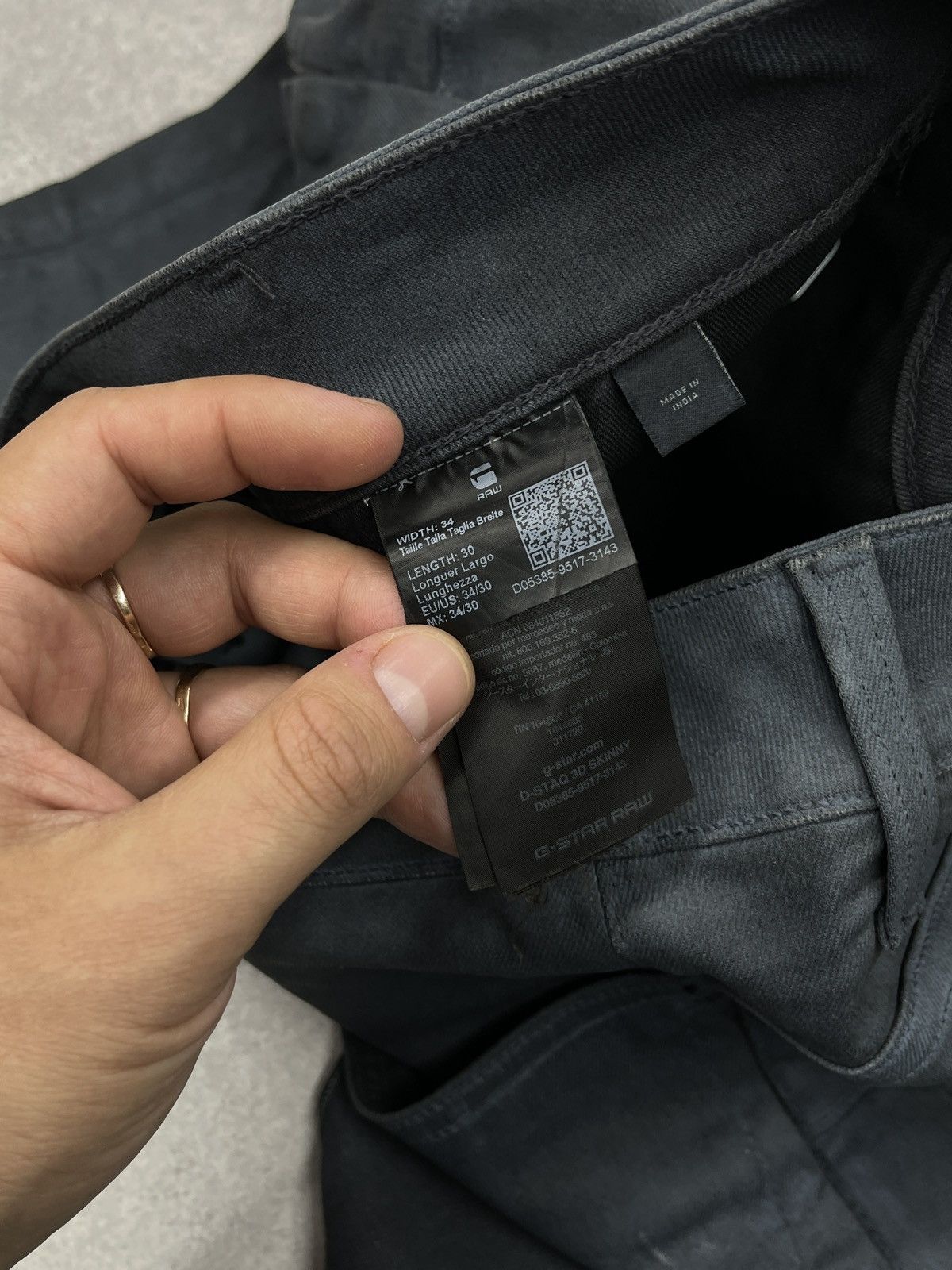 G-Star Mens G Star Raw D-Staq 3D Denim Jeans Multipocket Size 34x30 Size US 34 / EU 50 - 15 Thumbnail