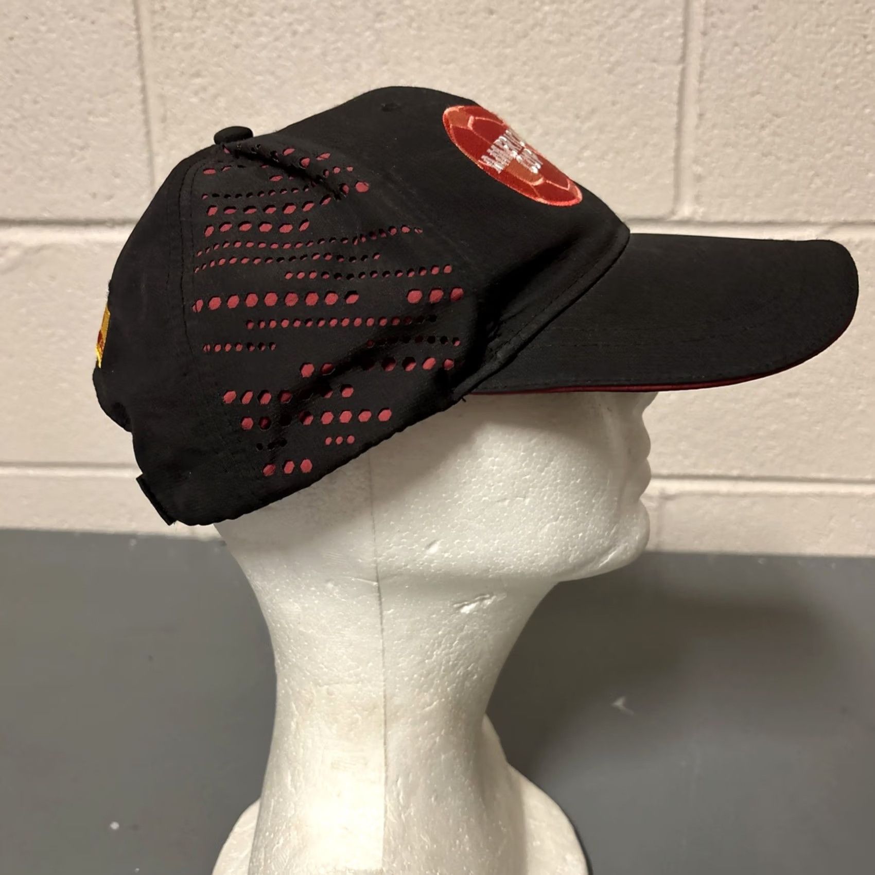 Express Cap America America’s Cup DHL Express Soccer Adjustable Strapback Cap Hat Men One Size Black Baseball Cap Size ONE SIZE - 4 Thumbnail