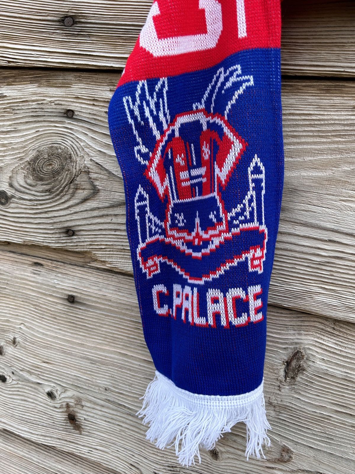 Vintage Manchester City vs Crystal Palace 2019 Premiership Scarf Size ONE SIZE - 3 Thumbnail