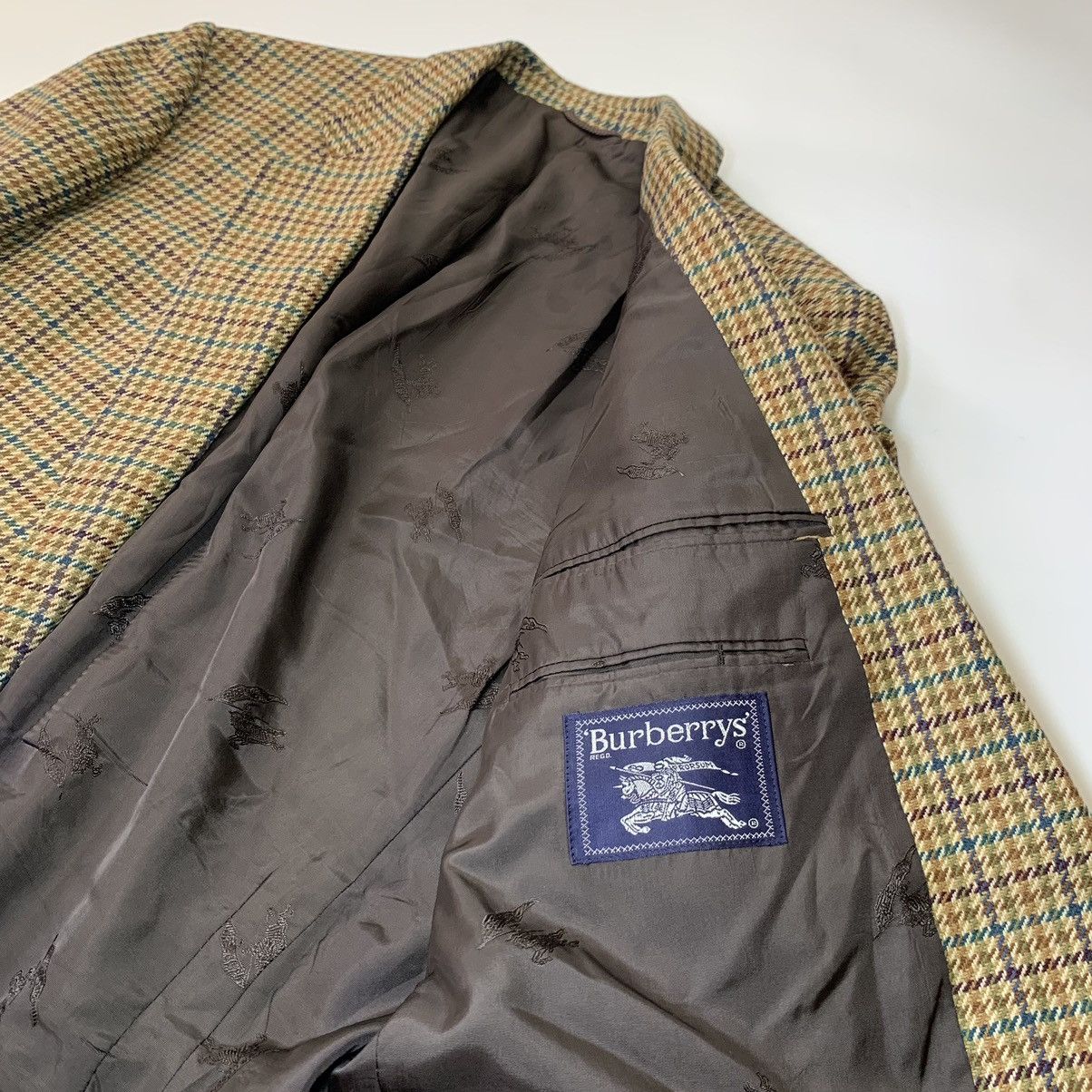 Burberry Vintage Burberrys Wool Blazer Jacket Size 46R - 15 Thumbnail