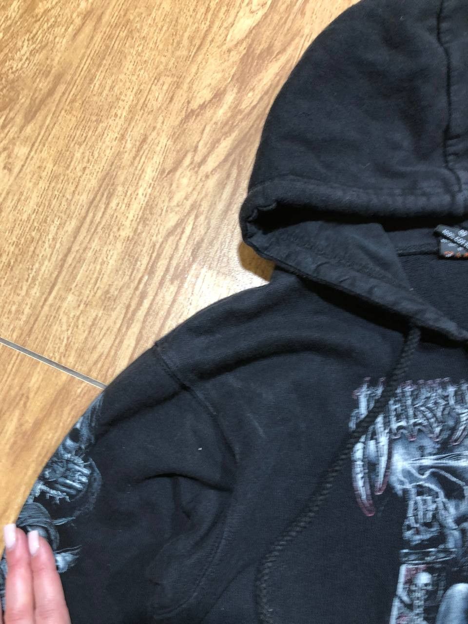 Vintage Wild Printed Zip Hoodie vintage faded streetwear Size US M / EU 48-50 / 2 - 13 Thumbnail