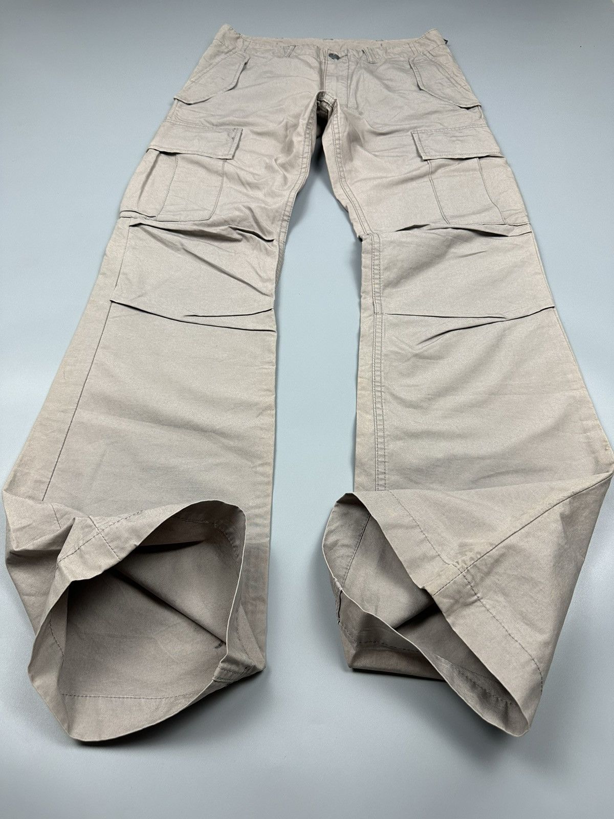 Attachment × Japanese Brand 🔥Flared🔥Attachment Cargo Flared Pants Size US 31 - 7 Thumbnail