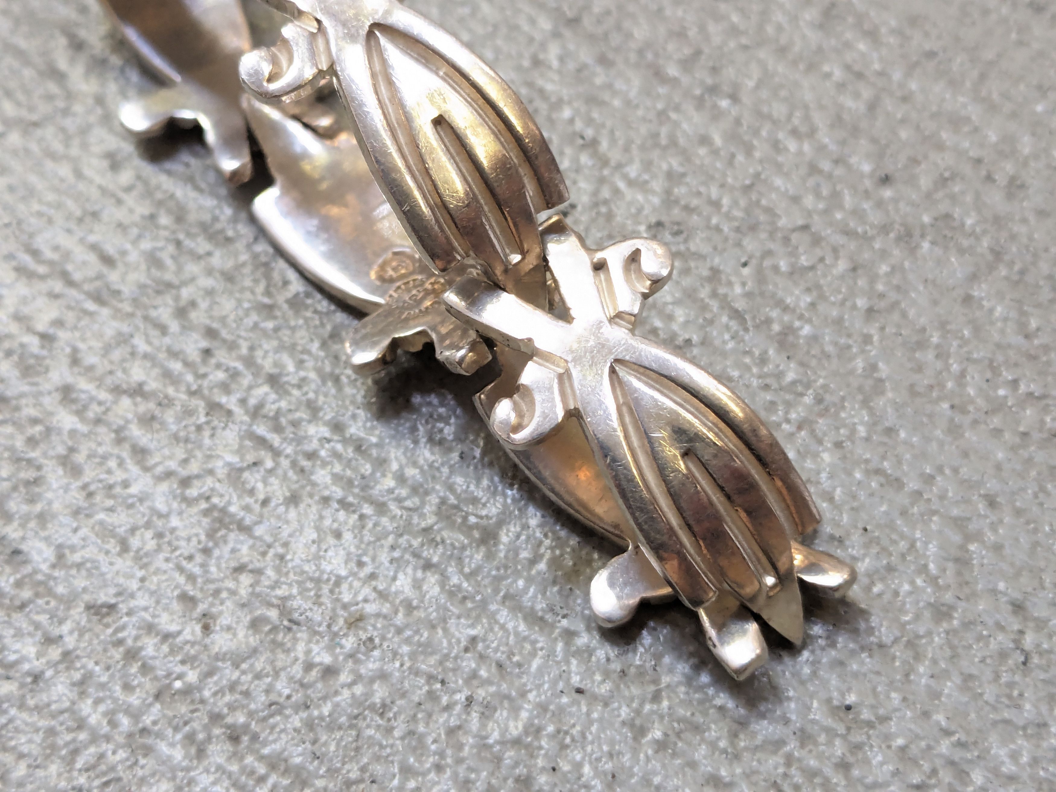 Jewelry Vintage Sterling Silver Bracelet 7.5" Chunky Thick Taxco Size ONE SIZE - 14 Thumbnail