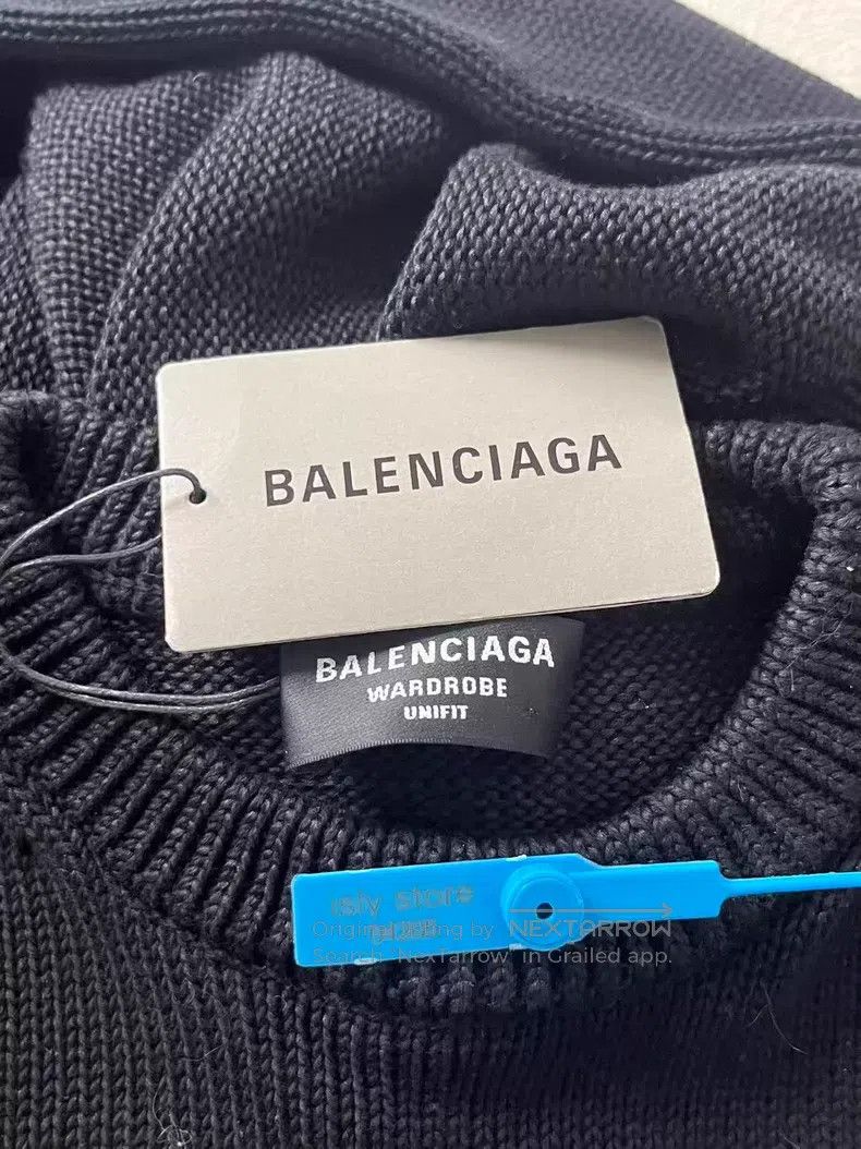 Balenciaga Balenciaga Letter Logo Embroidery Casual Long Sleeve Sweat Size US M / EU 48-50 / 2 - 5 Thumbnail