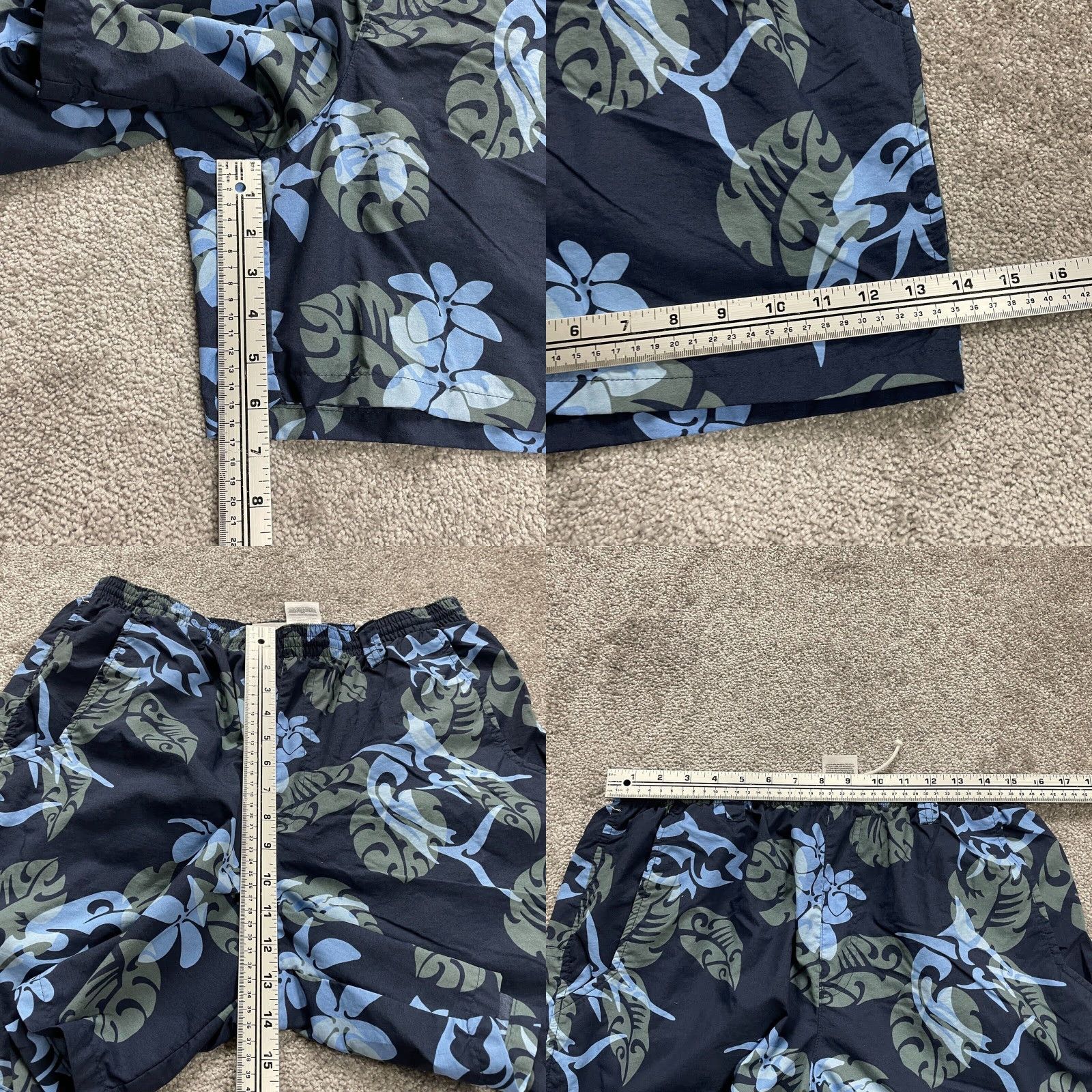 Vintage Columbia PFG Omni Shade Super Backcast Water Shorts Mens Medium Floral Trunks Size US 33 - 8 Thumbnail