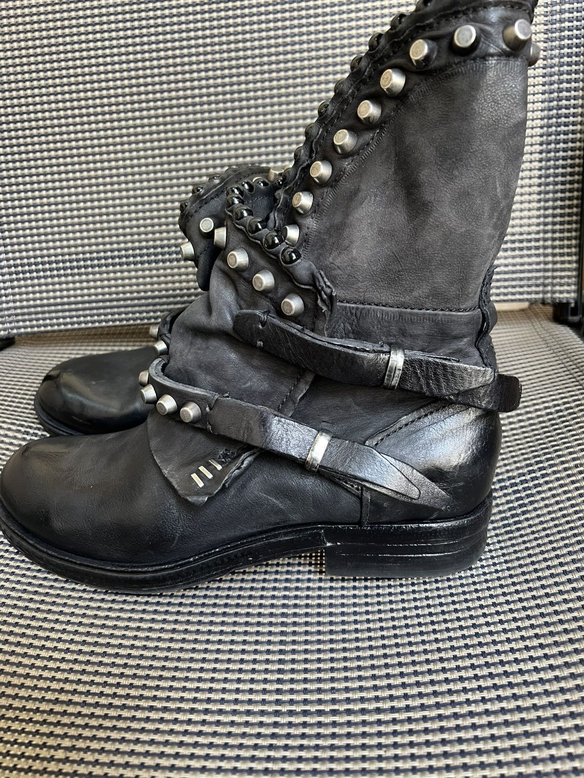 A.S.98 A.S.98 Vianne black studded boots Size US 5.5 / EU 38 - 14 Thumbnail