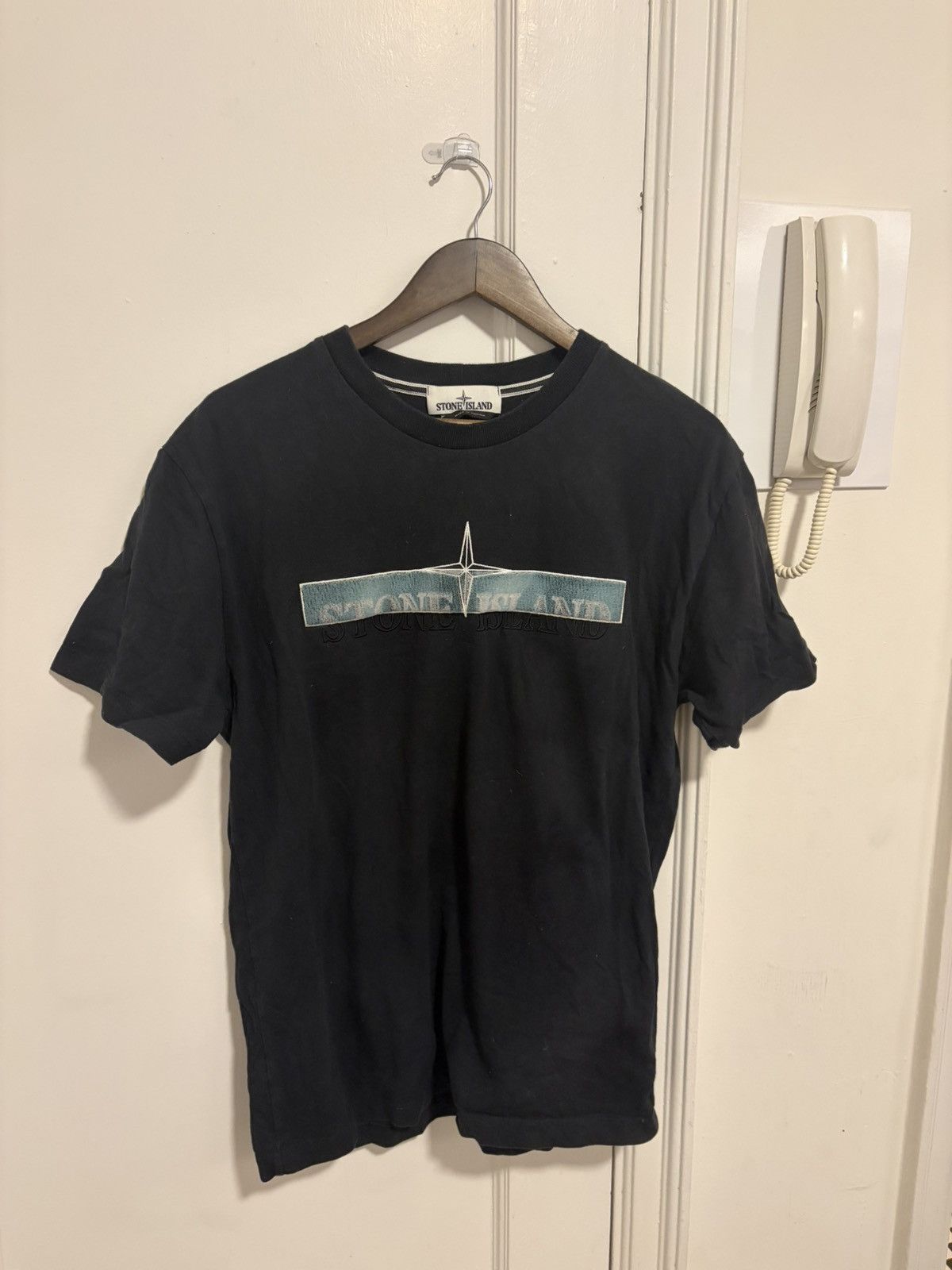 Stone Island RARE Archive Stone Island Fuzzy Half Box Tshirt Size US M / EU 48-50 / 2 - 2 Thumbnail