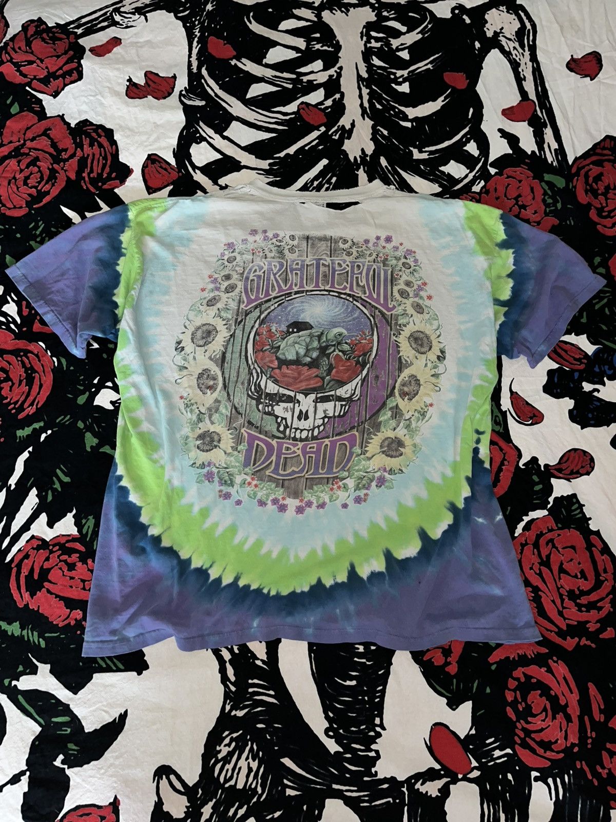 Vintage Crazy 90’s Faded Thrashed Distressed ERD Grateful Dead Tee Size US XXL / EU 58 / 5 - 3 Thumbnail