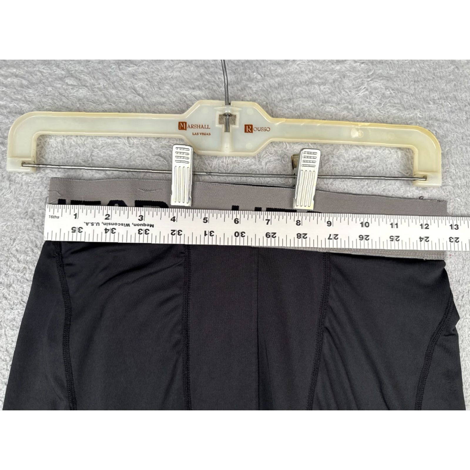 Vintage HEAD Men Shorts Small Black Spandex Polyester Athletic Compression Waistband Workout Sports Gym Size US 29 - 6 Thumbnail