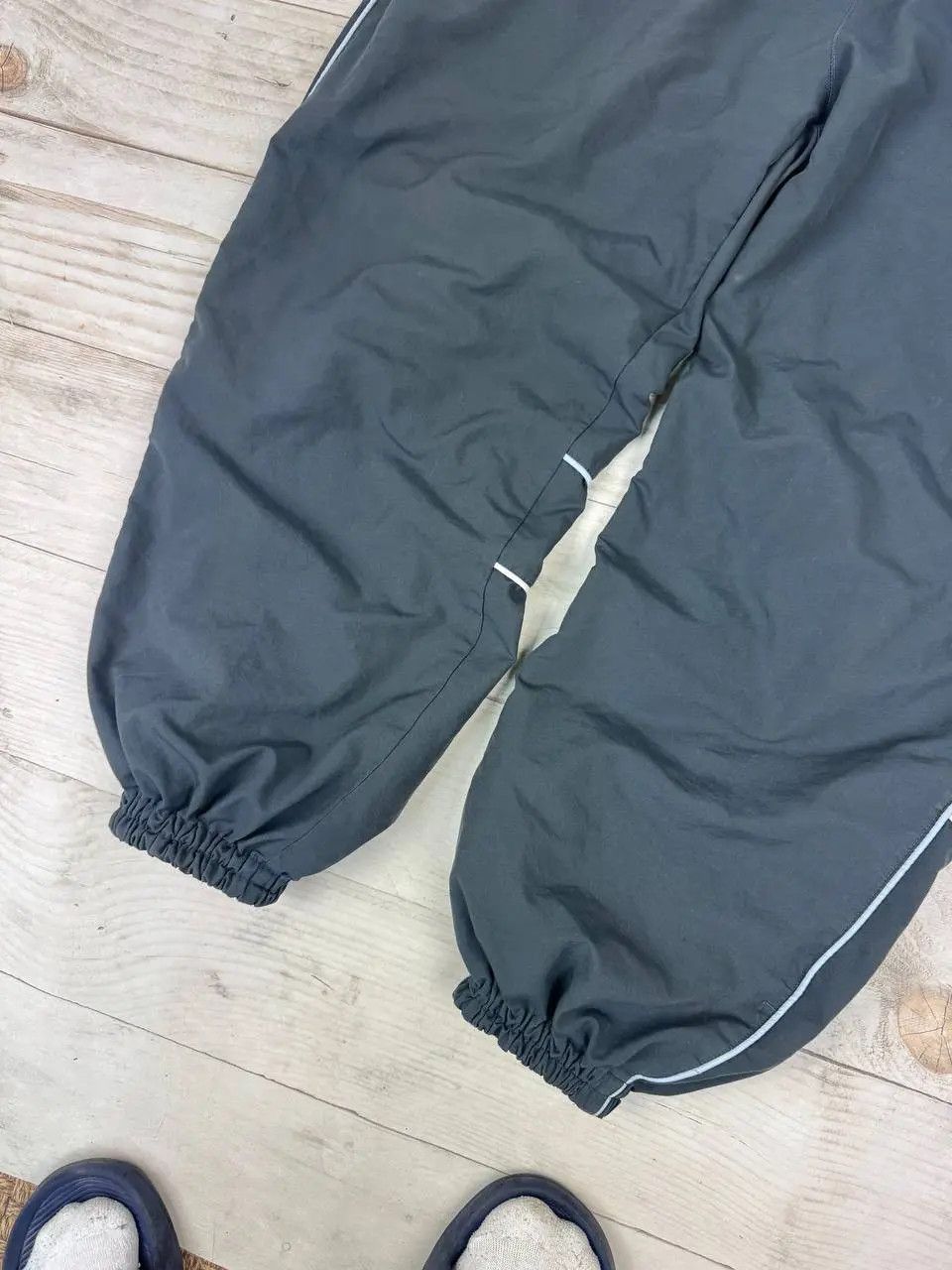 Nike Vintage Nike Track Pants 3/4 Shorts 00s Swoosh Striped Y2K Size US 36 / EU 52 - 9 Thumbnail