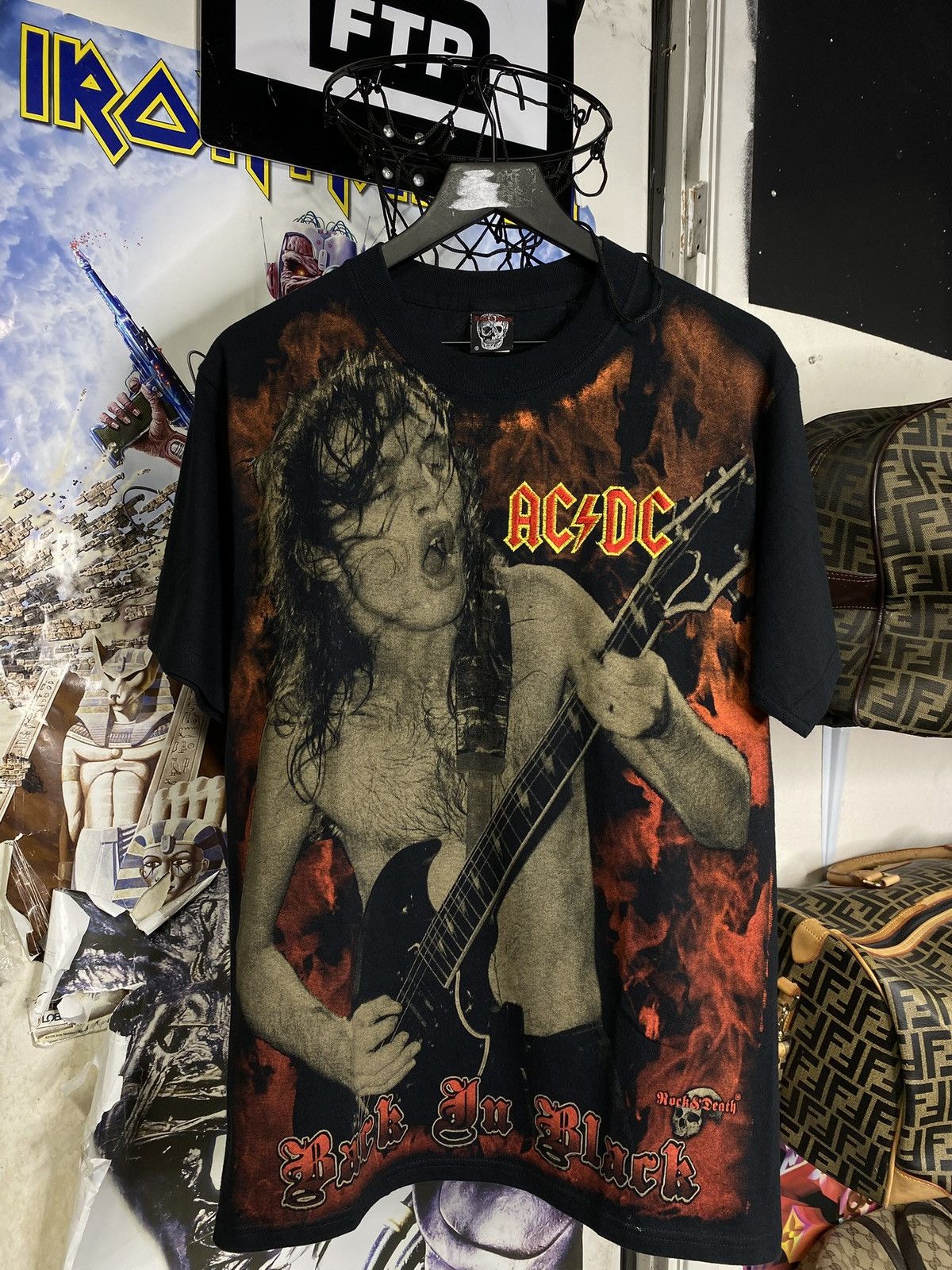Vintage Vintage 00’ ACDC Band T-Shirt Vtg Mexico Tour Tee Medium Size US M / EU 48-50 / 2 - 8 Thumbnail